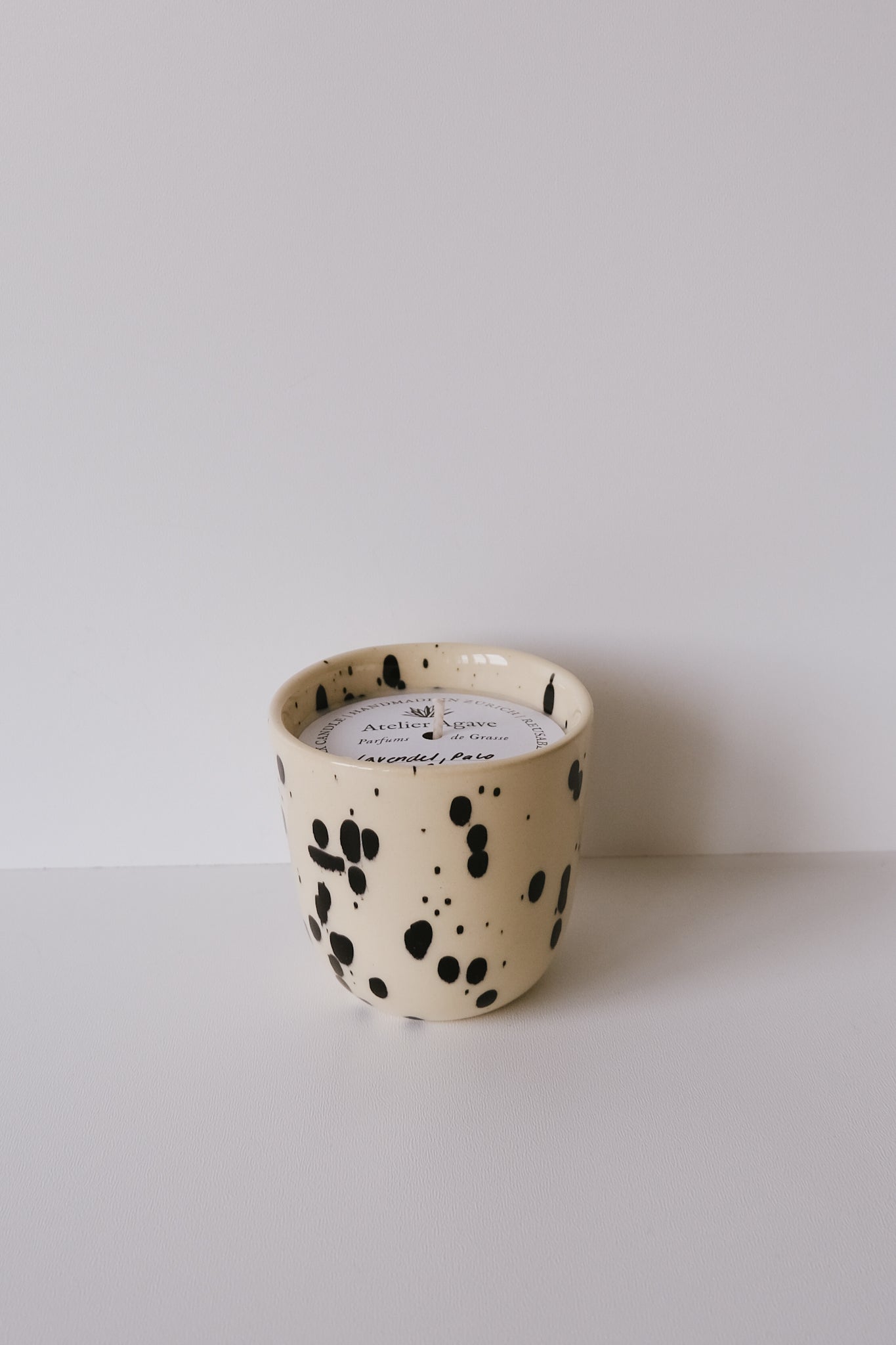 Candle Cup - Black Dots - collab zürich