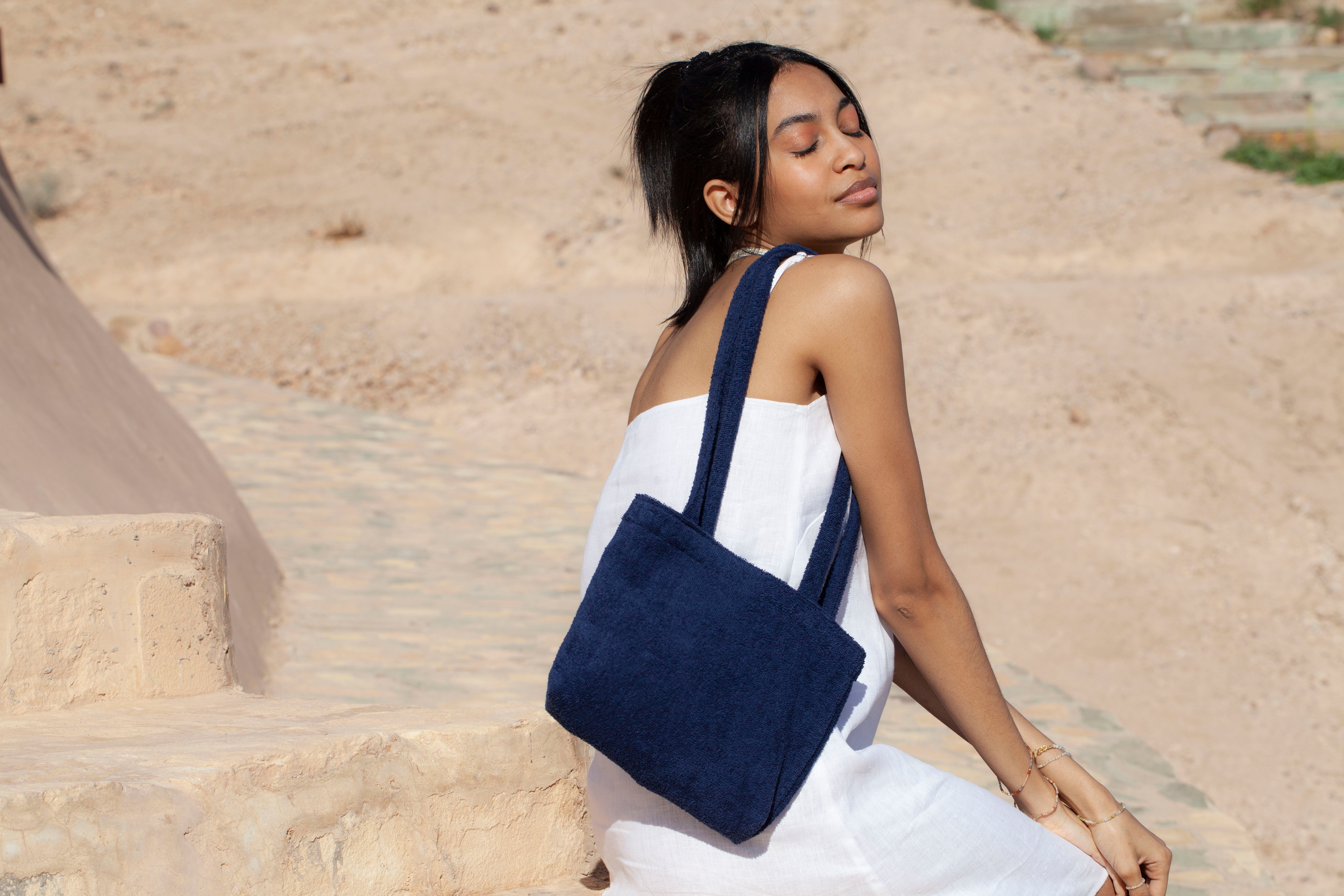 Mini Bag - SAIDA - Marine blue - collab zürich