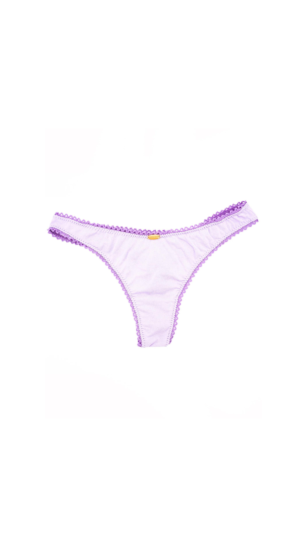 Bamboo Underwear - Thong - Lilac - collab zürich