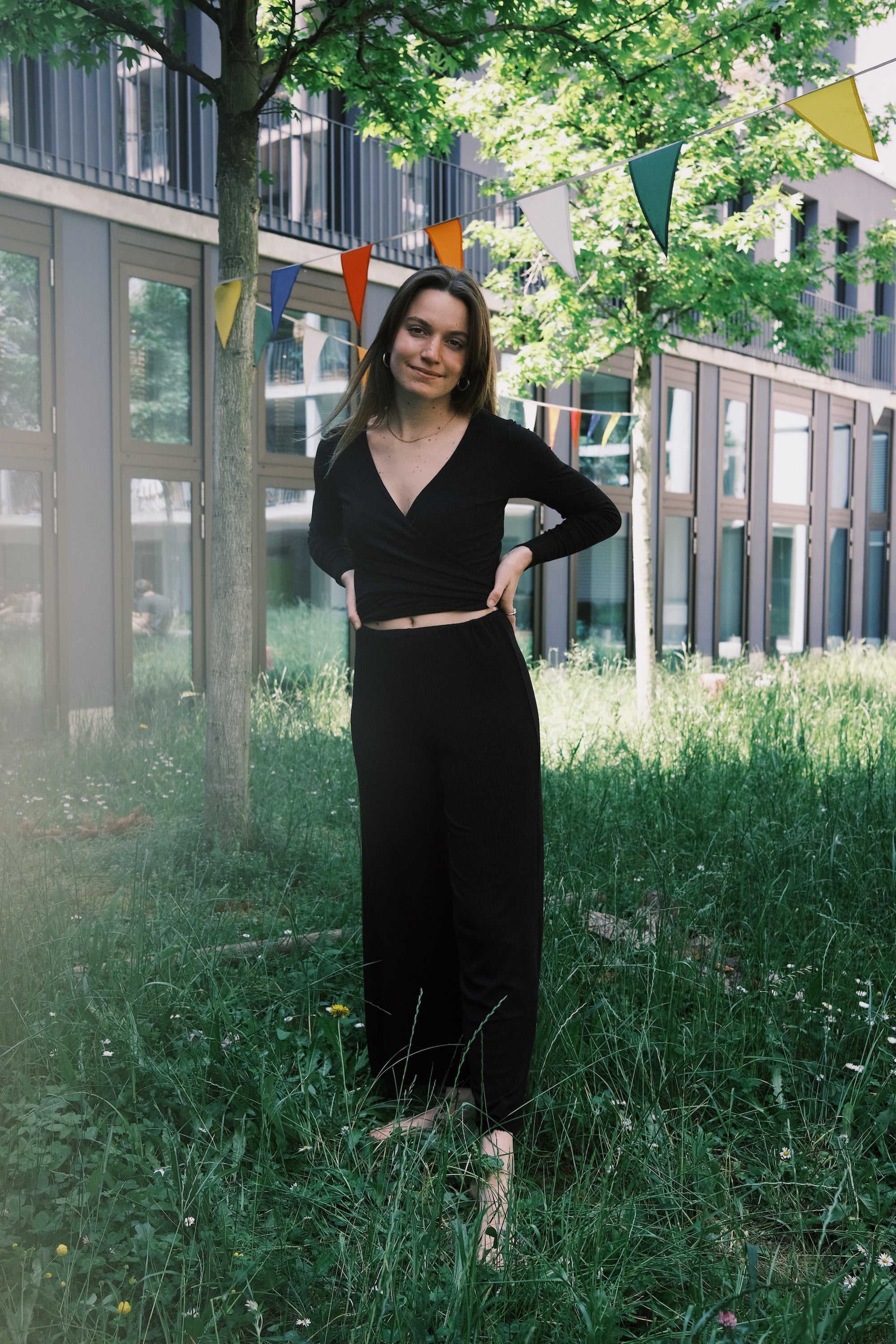 pants - bella - black - collab zürich
