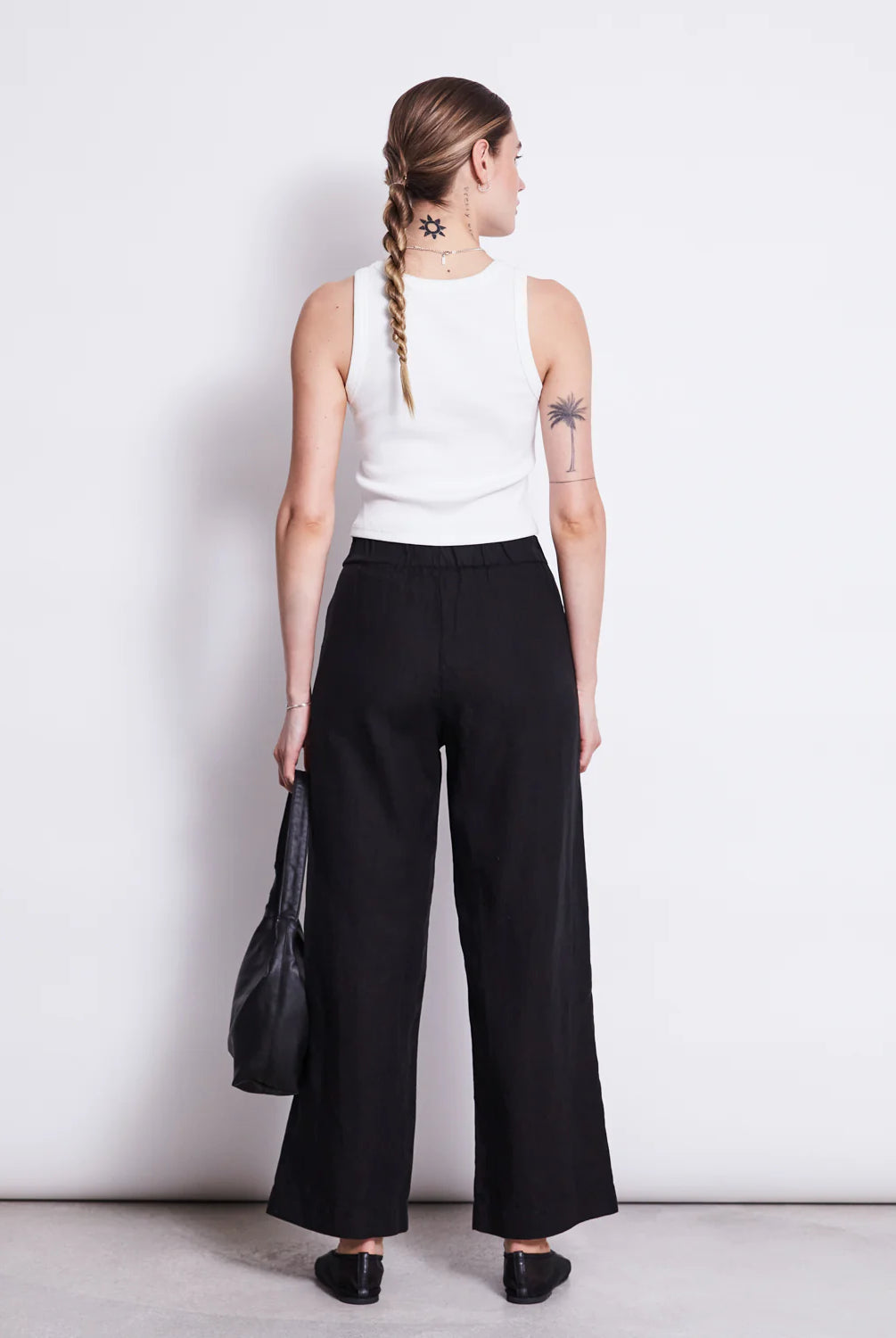 Linen Pants - Beveren - Black - collab zürich