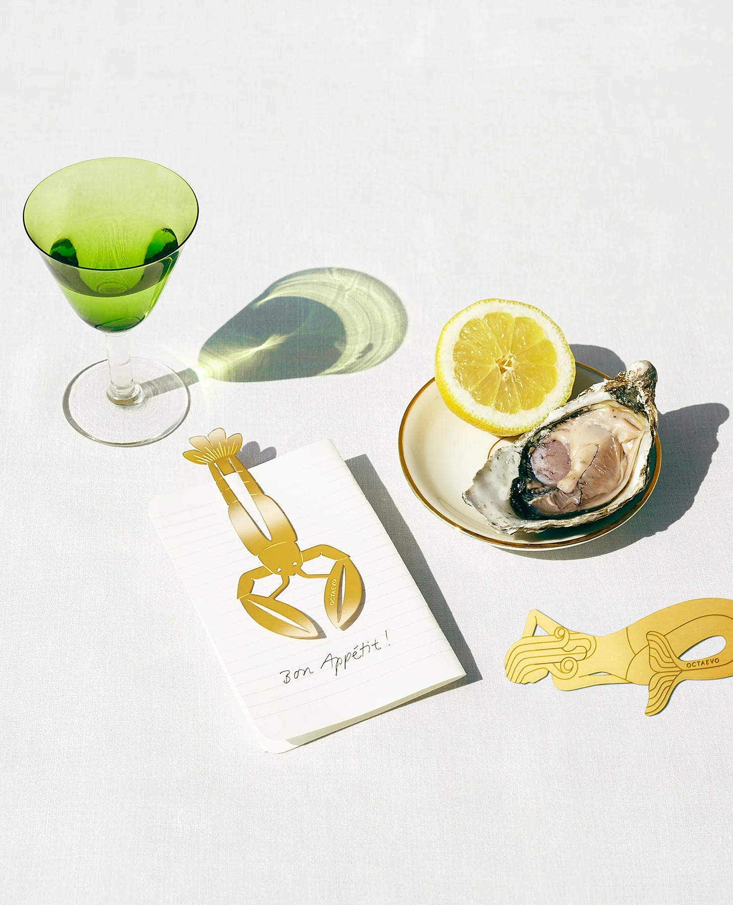 Bookmark - Bon Vivant - Brass - collab zürich