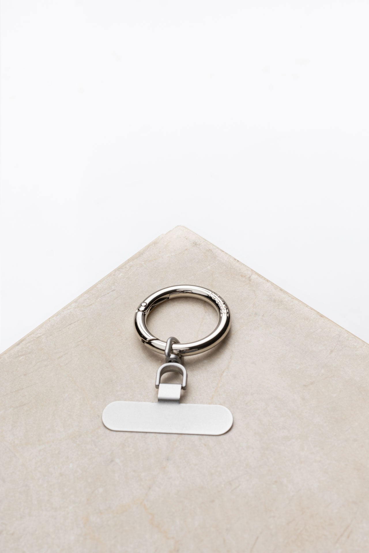 Set - Phone clip & Classic Carabiner - Silver - collab zürich