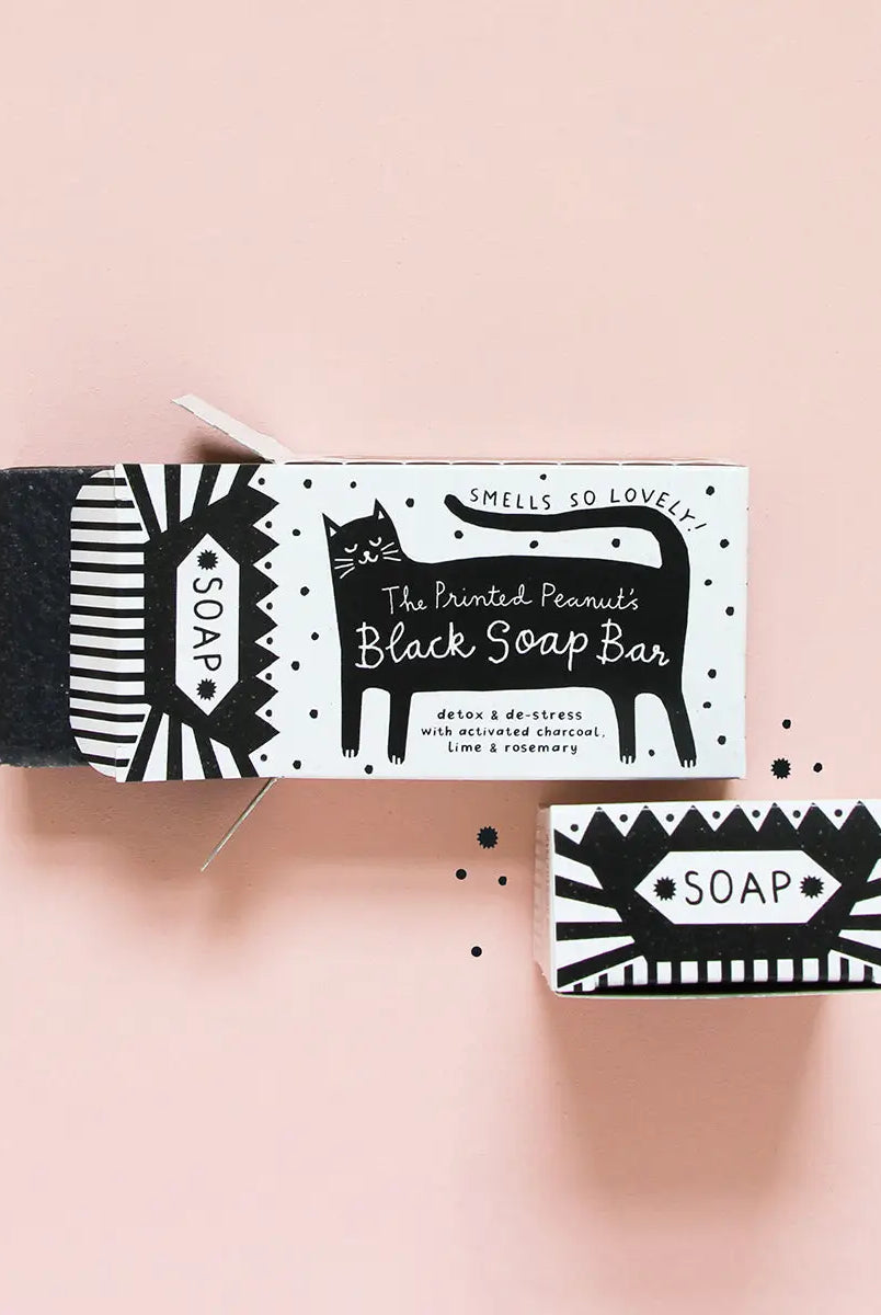 natural soap bar - black cat - collab zürich