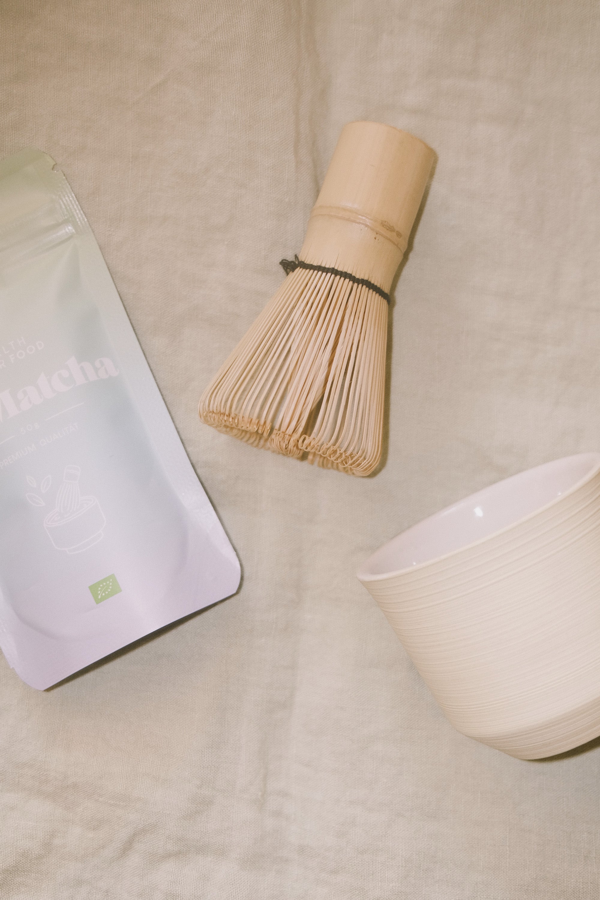 Matcha Whisk - Golden Bamboo - collab zürich