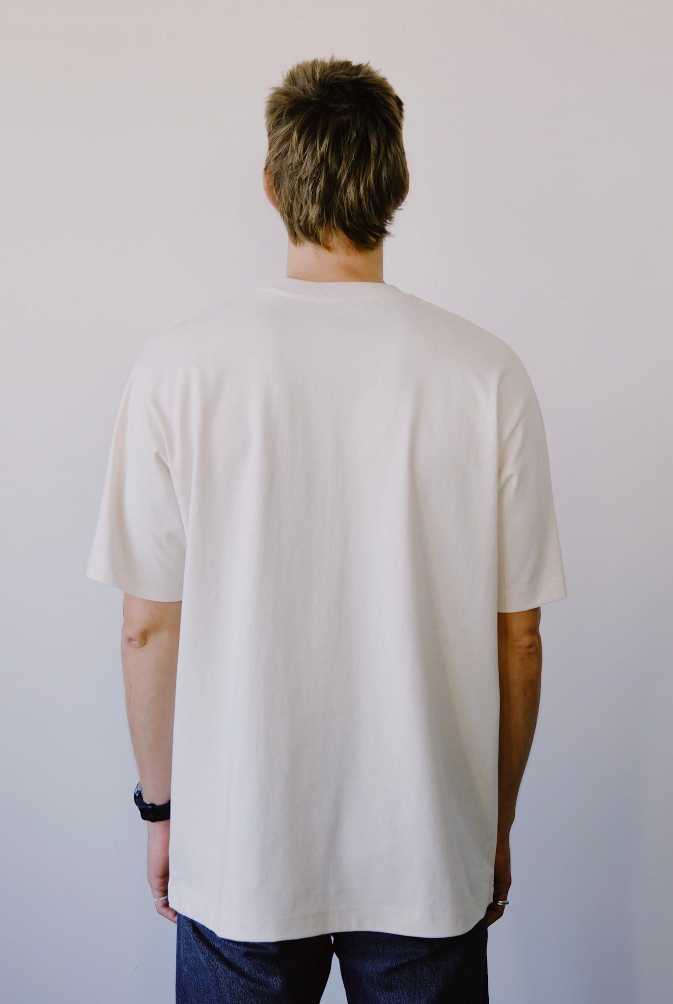 Unisex Boxy T-Shirt - hüt hani nöd so lust - Natural - collab zürich