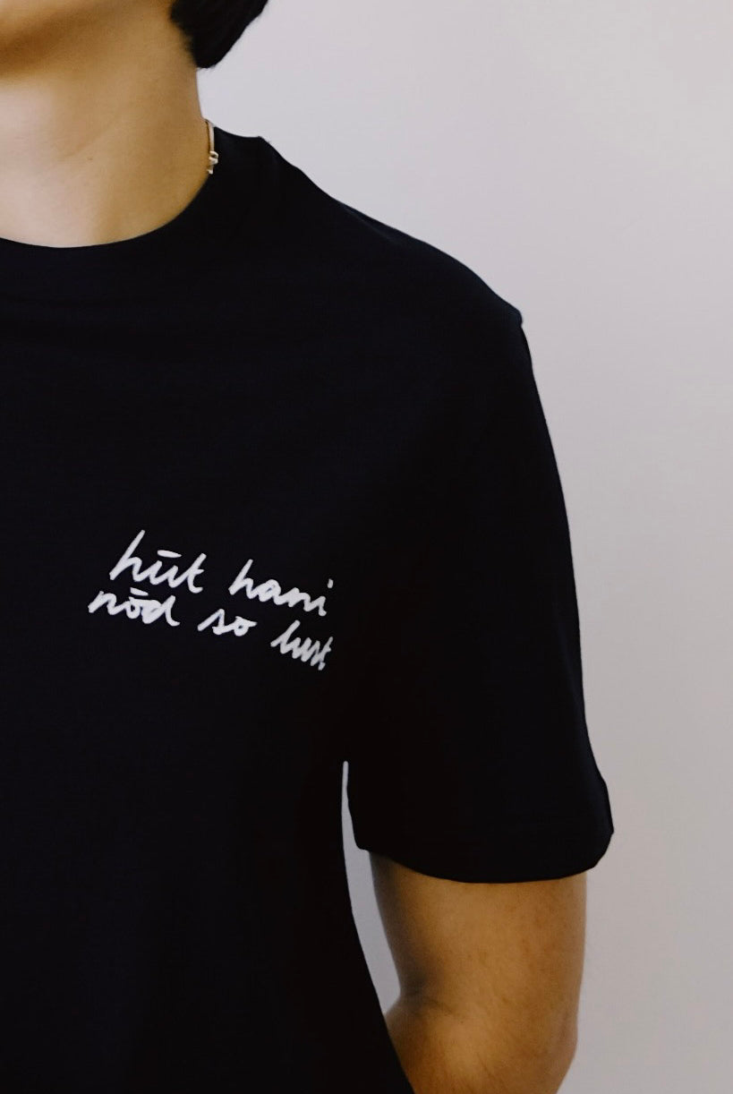 Unisex T-Shirt - hüt hani nöd so lust - Black - collab zürich
