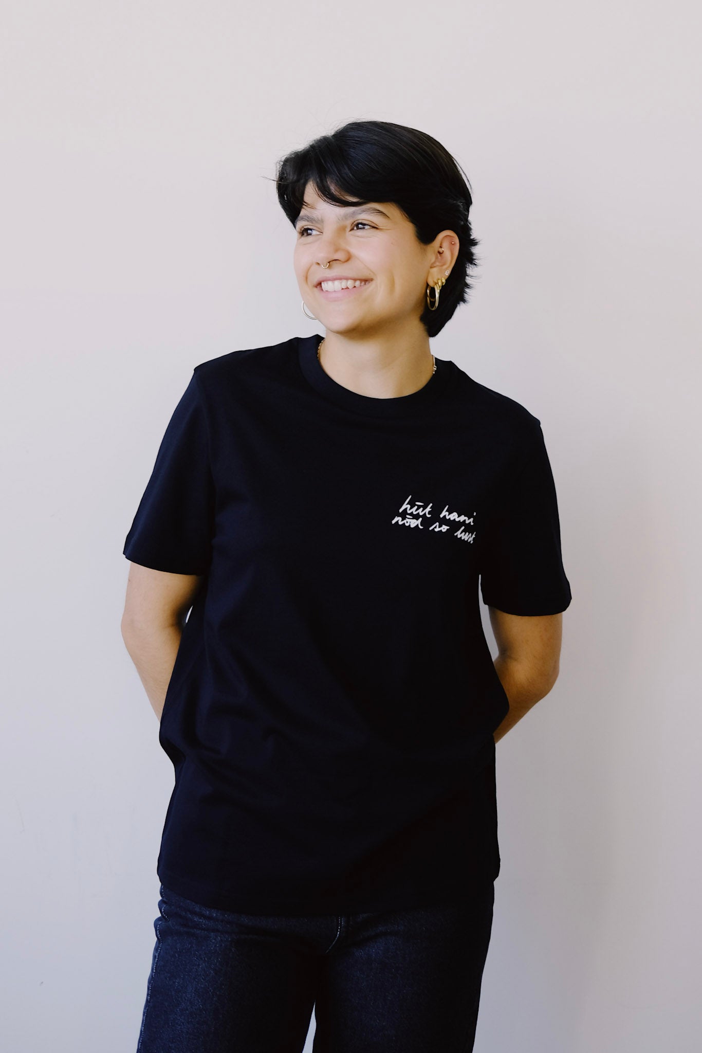 Unisex T-Shirt - hüt hani nöd so lust - Black - collab zürich