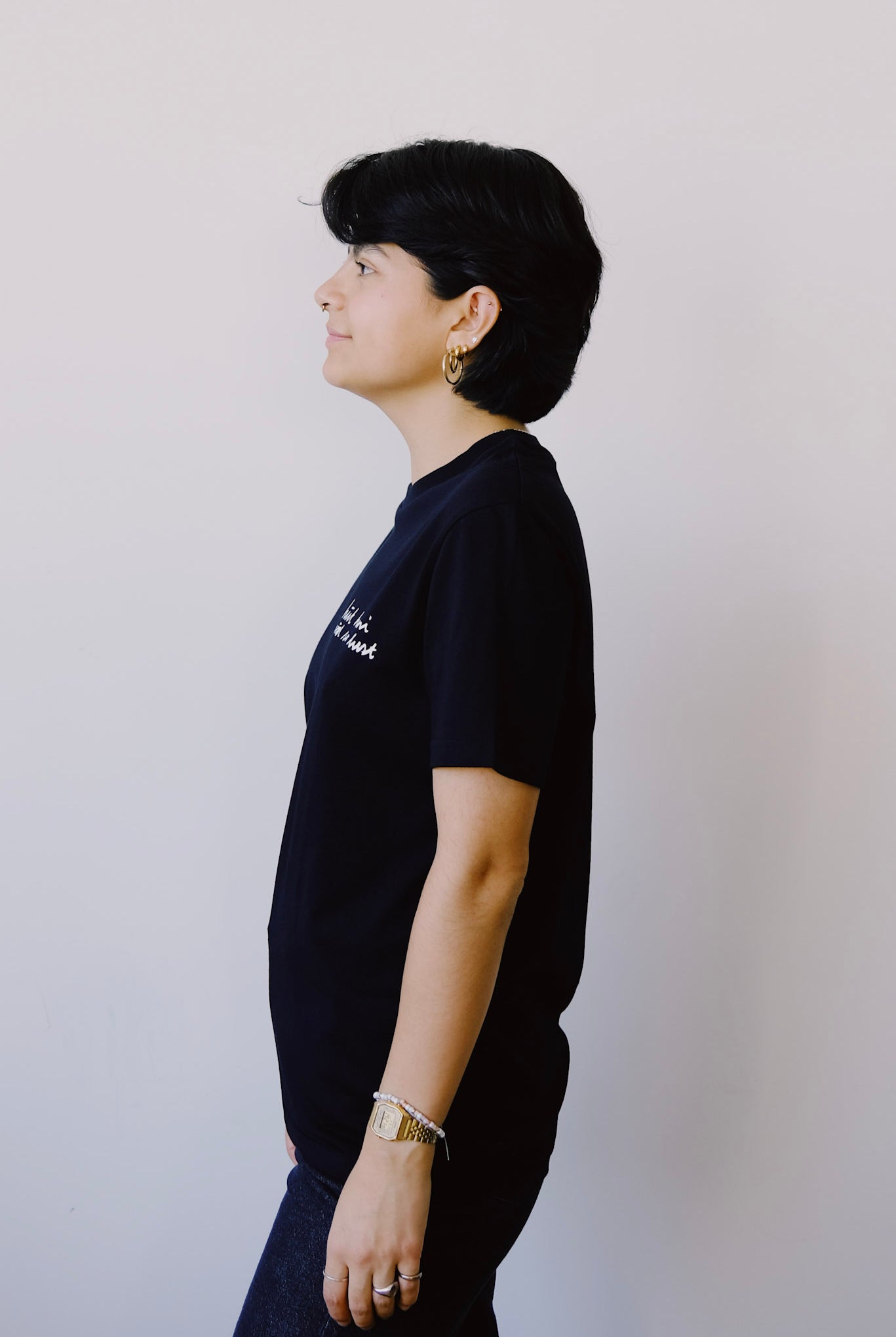 Unisex T-Shirt - hüt hani nöd so lust - Black - collab zürich