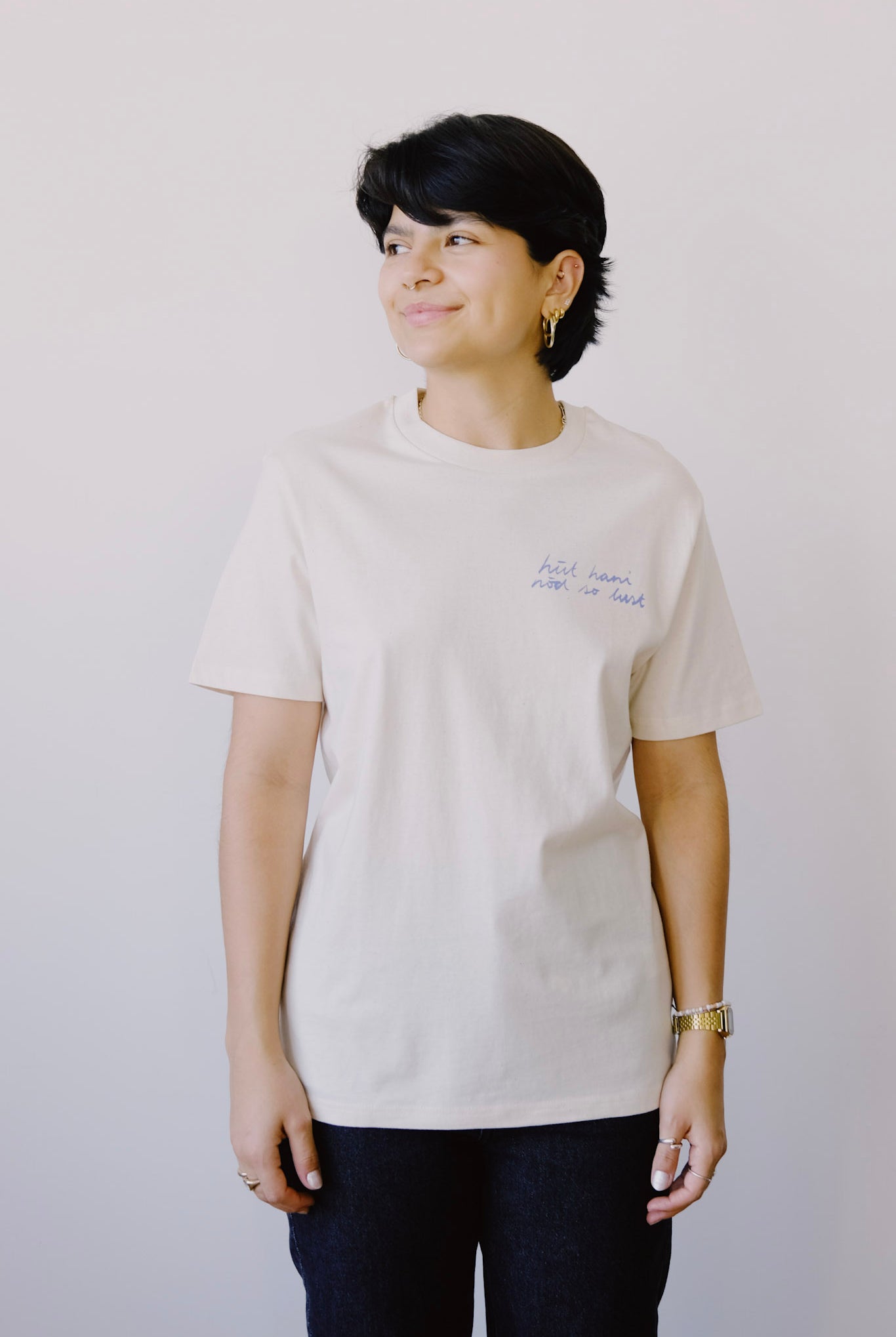 Unisex T-Shirt - hüt hani nöd so lust - Natural - collab zürich