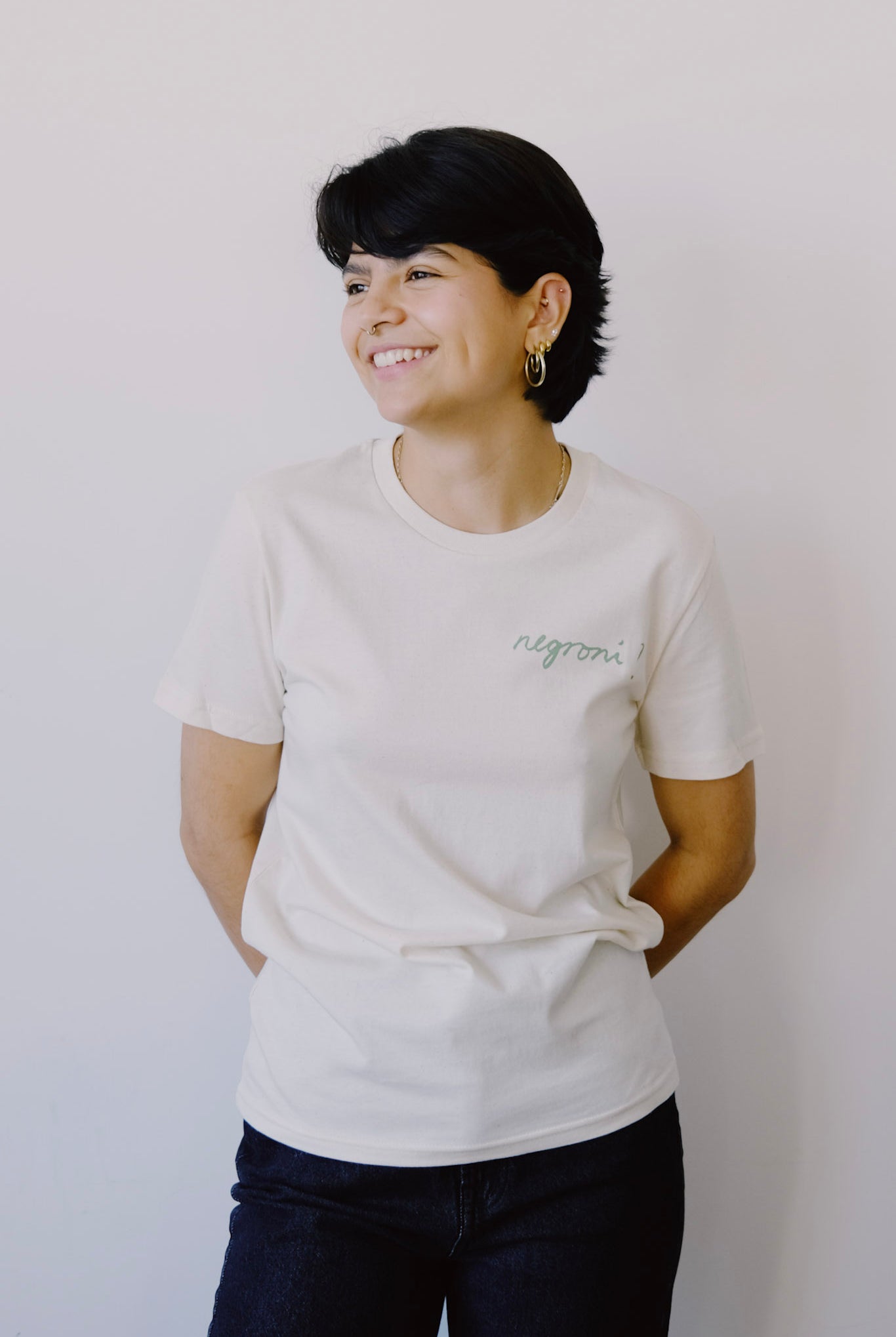 Unisex T-Shirt - negroni? - Natural - collab zürich