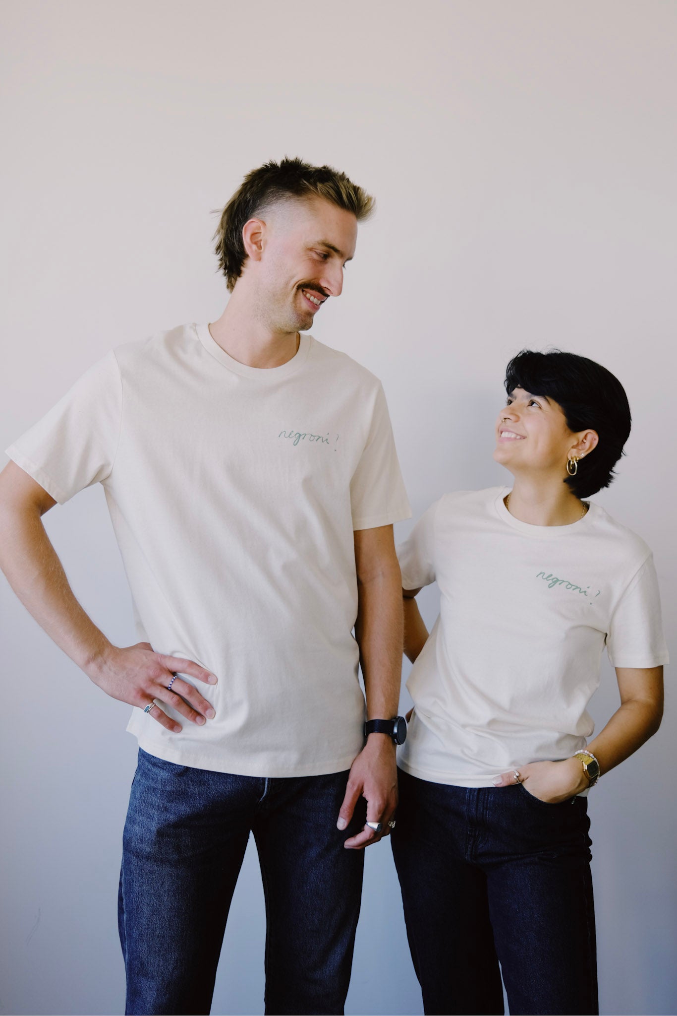 Unisex T-Shirt - negroni? - Natural - collab zürich