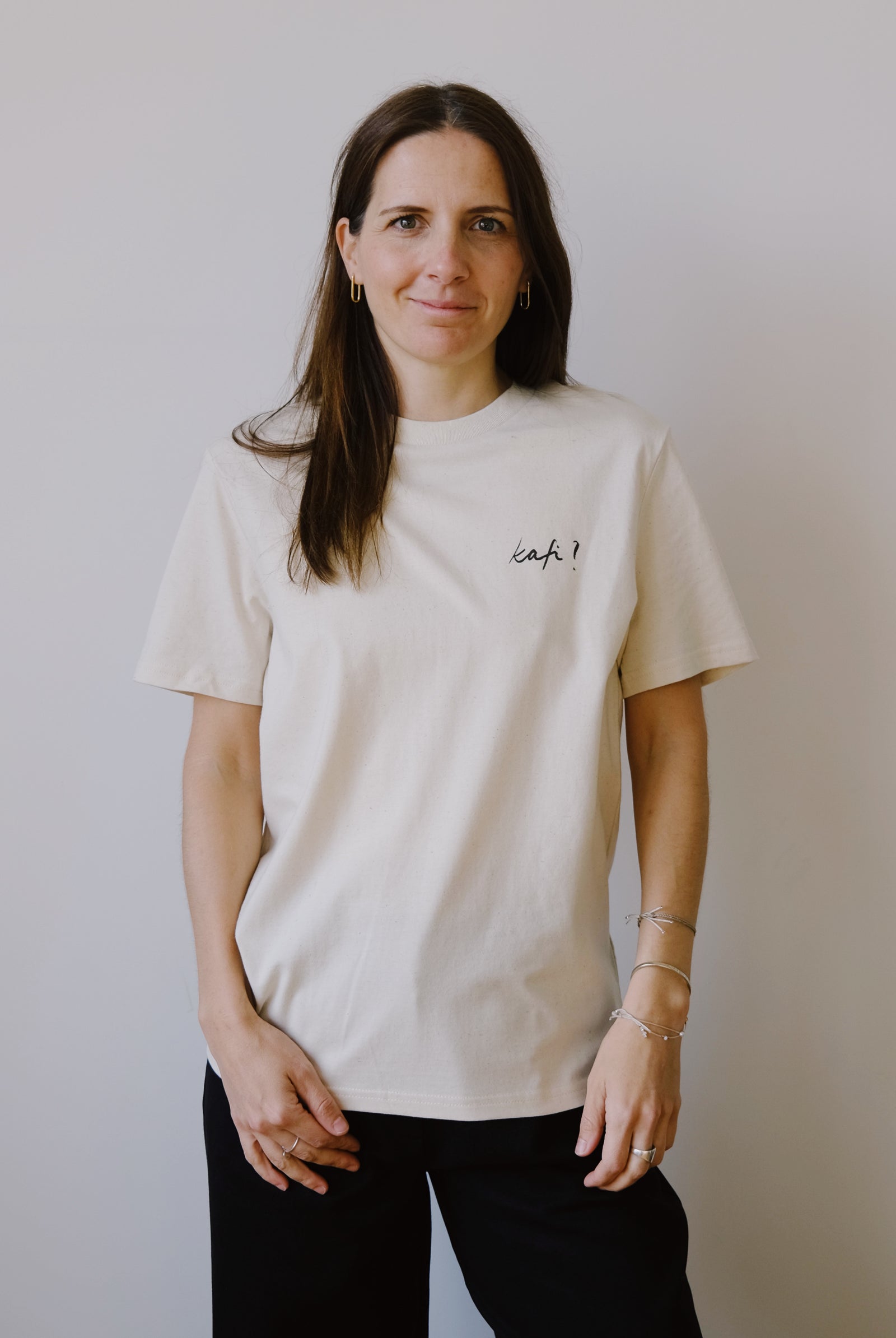 Unisex T-Shirt - kafi? - Natural - collab zürich