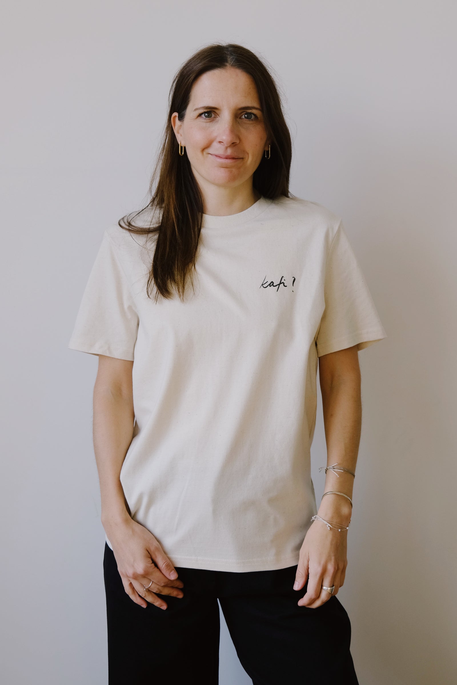 Unisex T-Shirt - kafi? - Natural - collab zürich