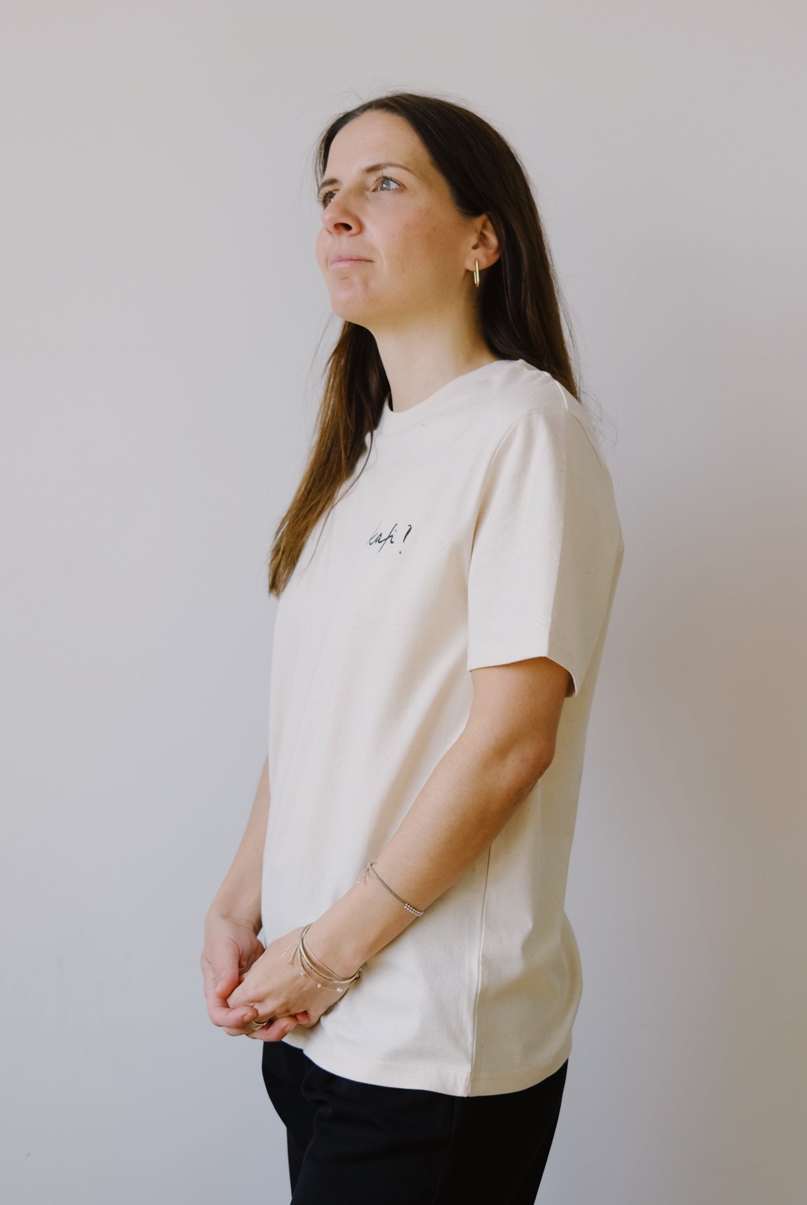 Unisex T-Shirt - kafi? - Natural - collab zürich