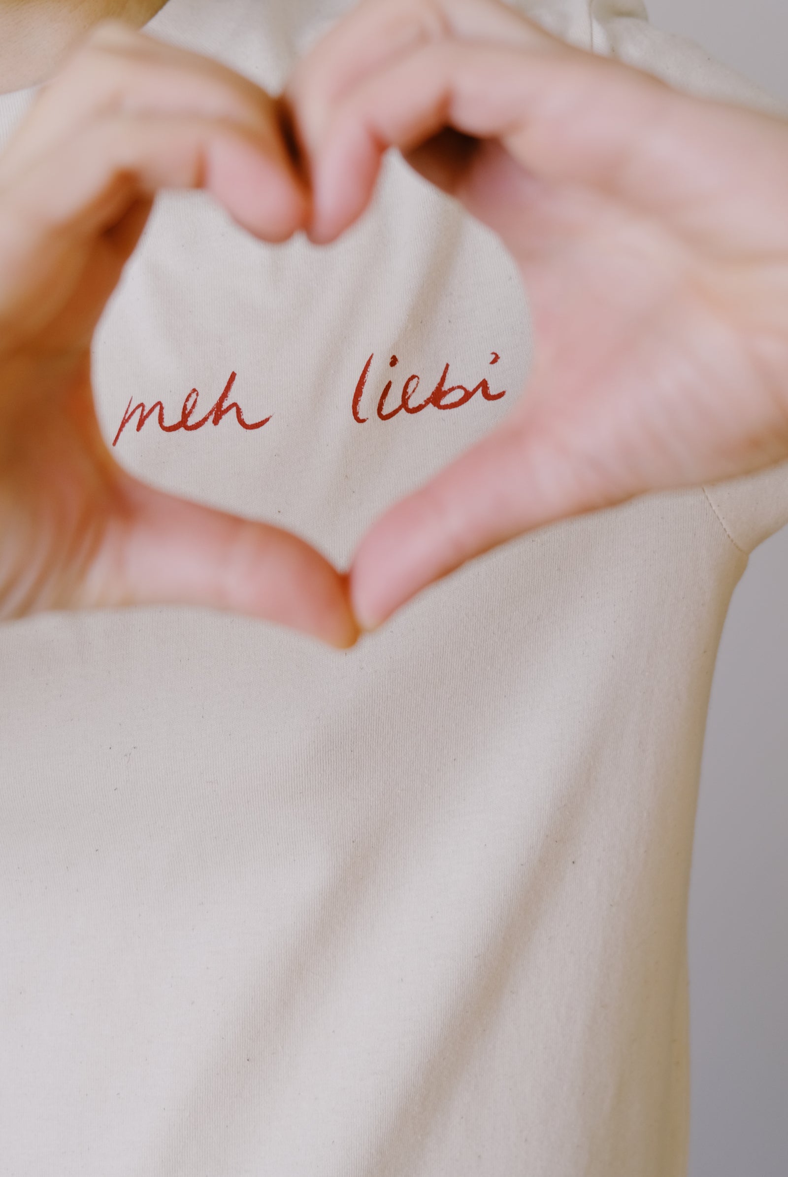 Unisex T-Shirt - meh liebi - Natural - collab zürich