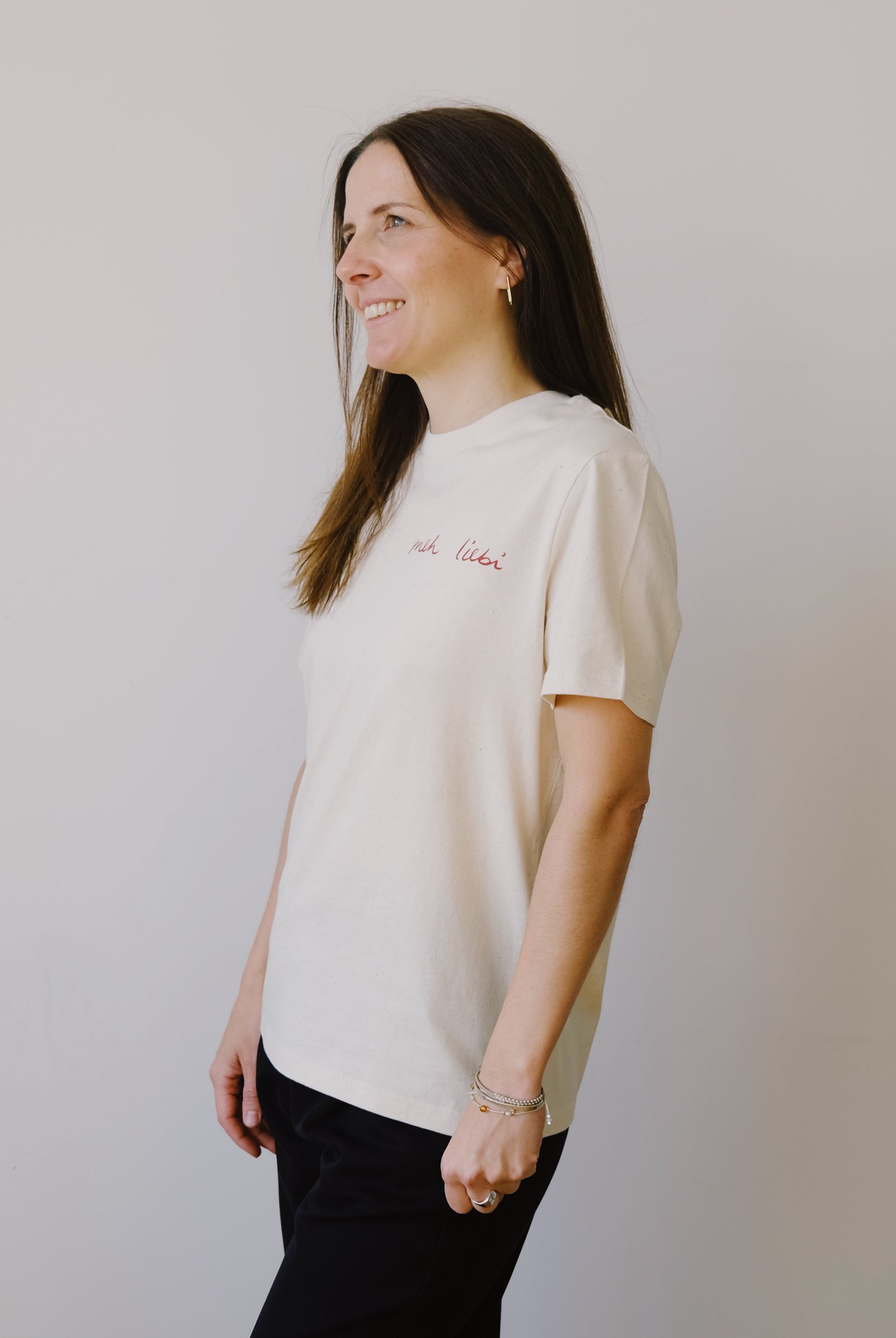 Unisex T-Shirt - meh liebi - Natural - collab zürich