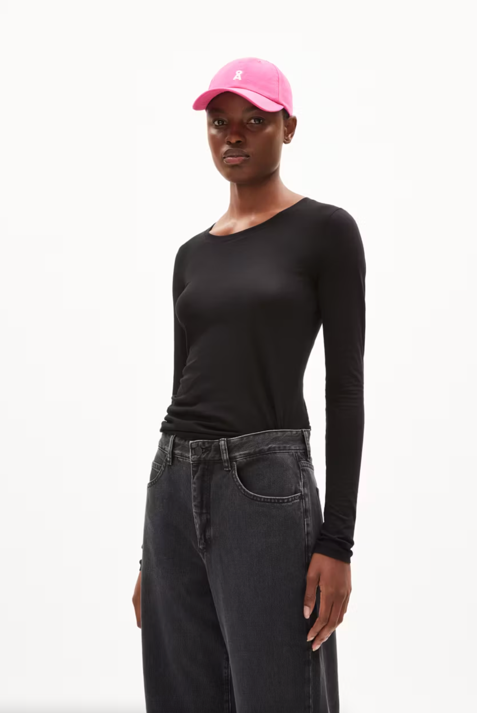 cotton longsleeve - enricaa - black - collab zürich