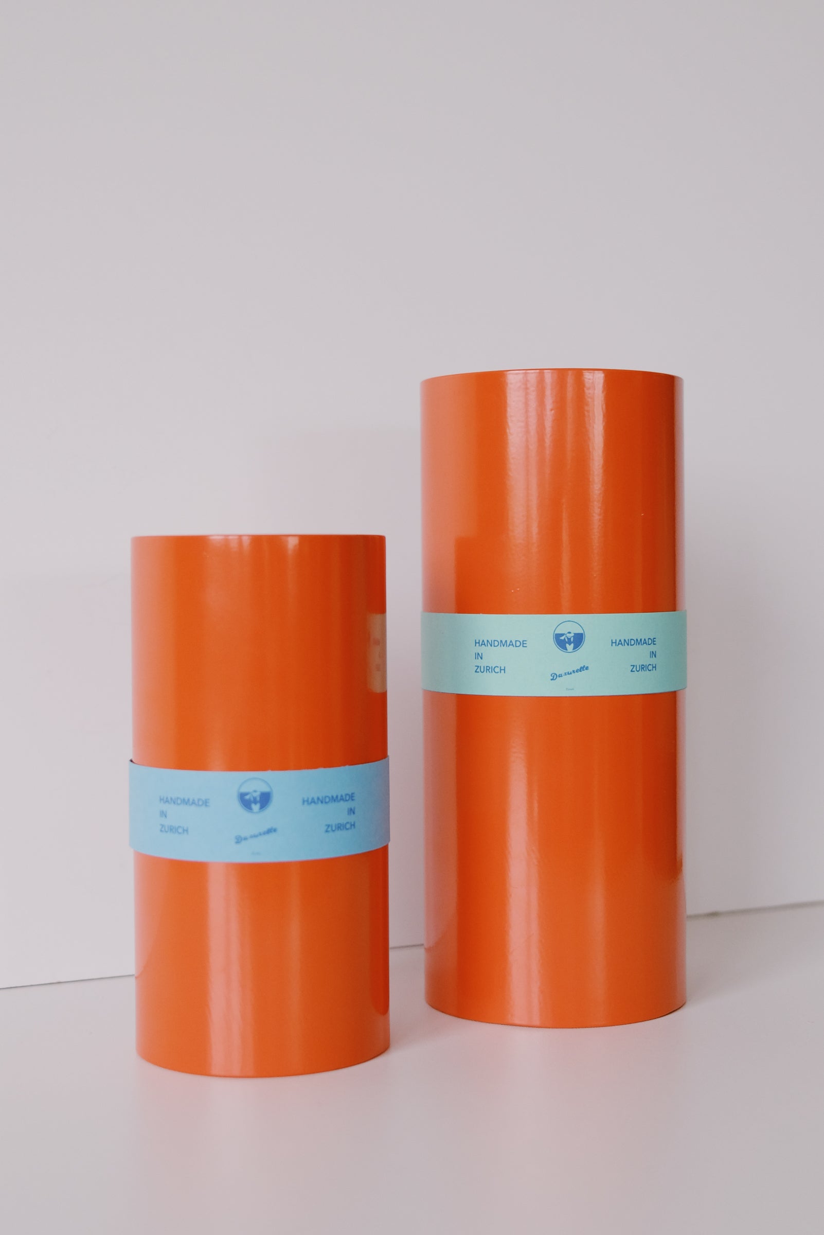 Stainless Steel Vase - Orange - collab zürich
