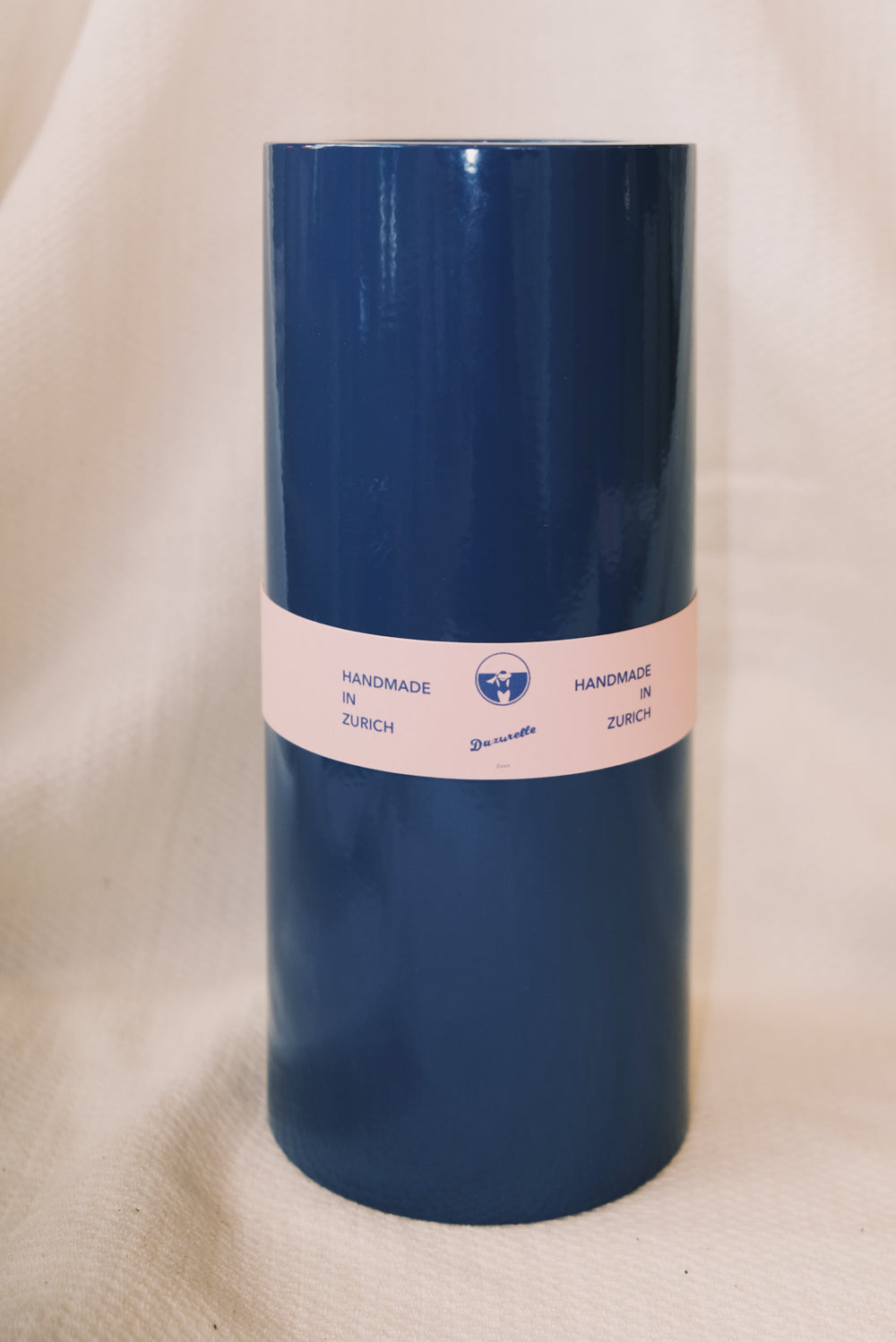 Stainless Steel Vase - Dark Blue - collab zürich