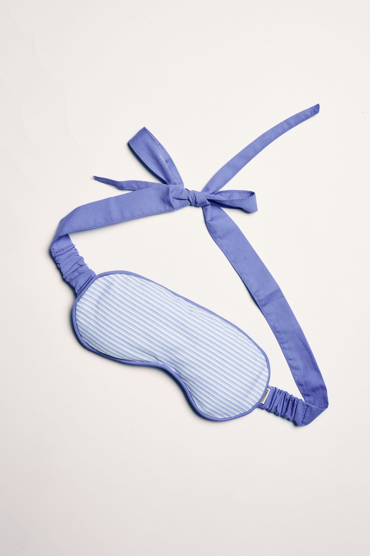 Eye Mask - RAHA Mini Striped - Blue/White - collab zürich