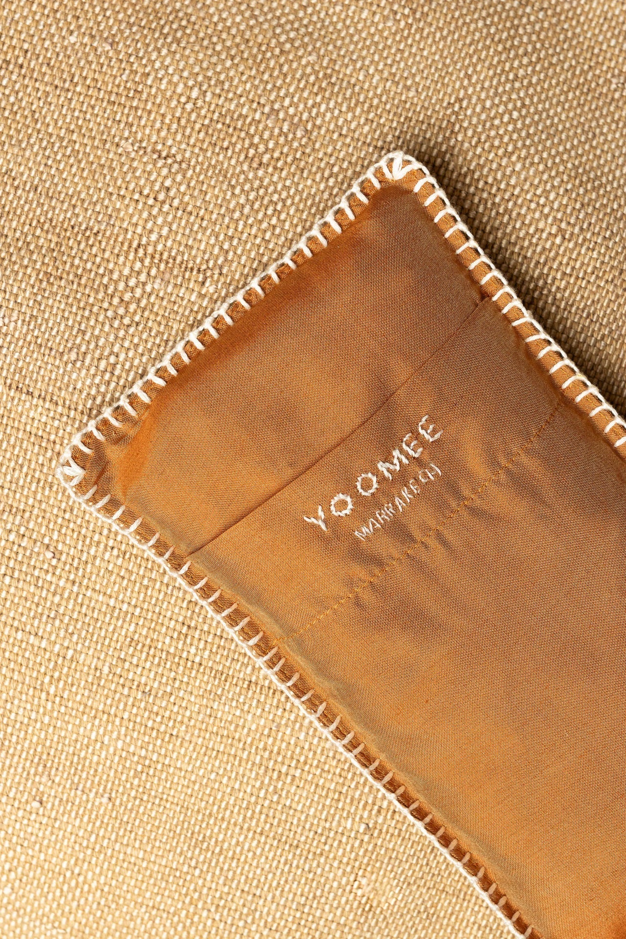 Eye Pillow - RAHA Hbik - Cognac - collab zürich