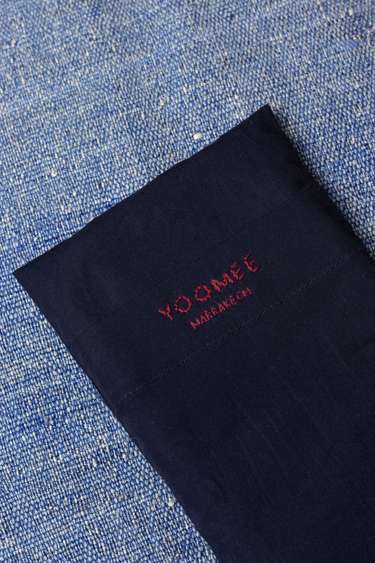 Eye Pillow - RAHA Hearts - Marine - collab zürich