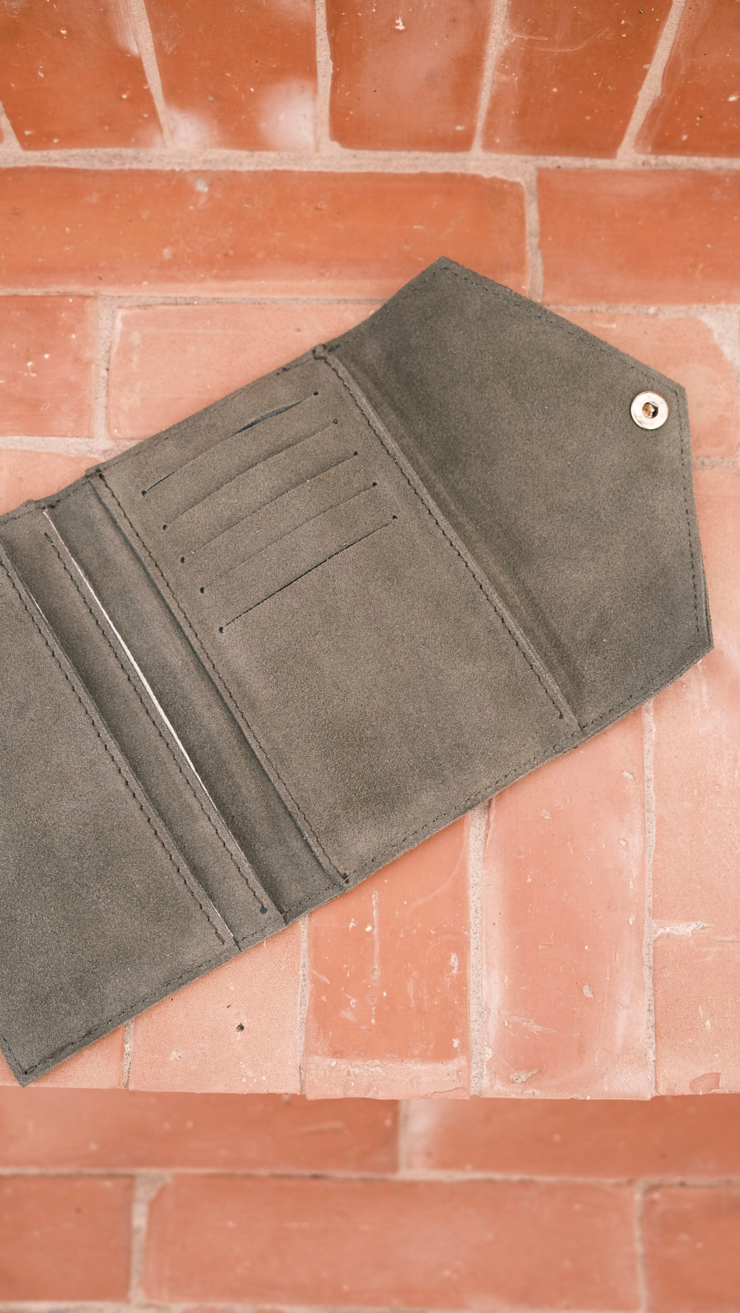 Flip Wallet - DENYA - Olive - collab zürich