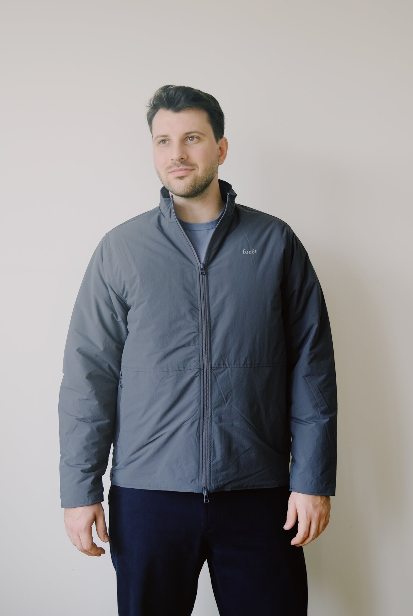 jacket - myst liner - grey - collab zürich