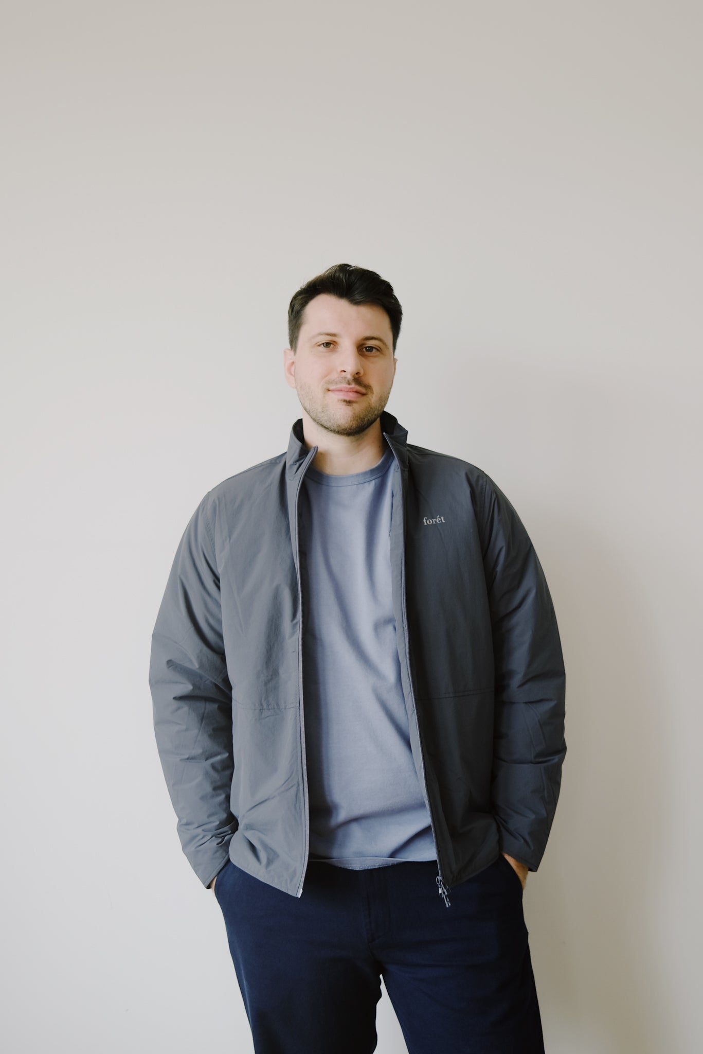 jacket - myst liner - grey - collab zürich