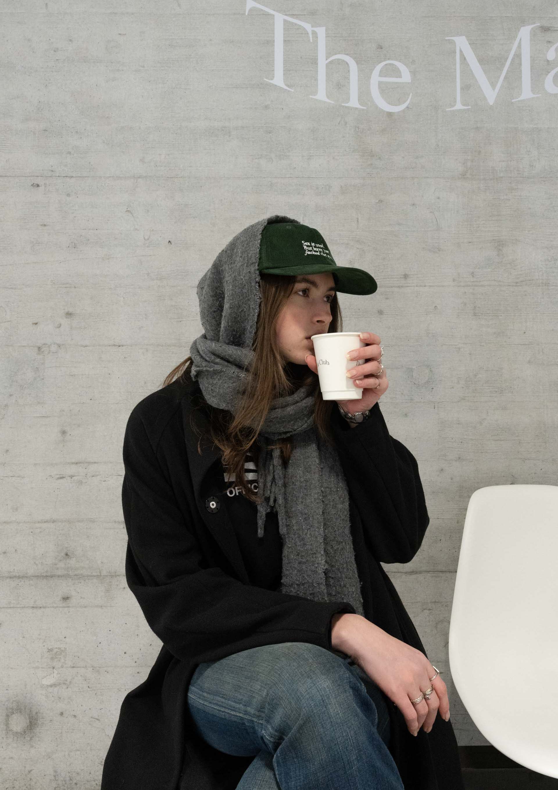 corduroy cap - f the system - collab zürich