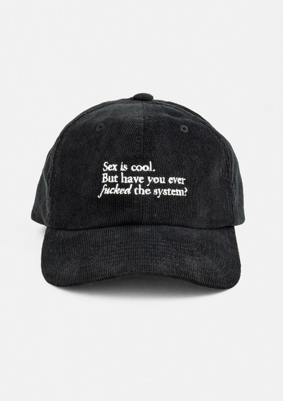 corduroy cap - f the system - collab zürich