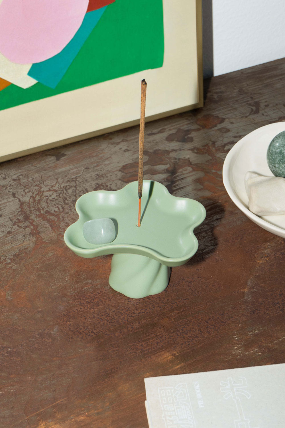 Incense Holder - Templo - Green - collab zürich