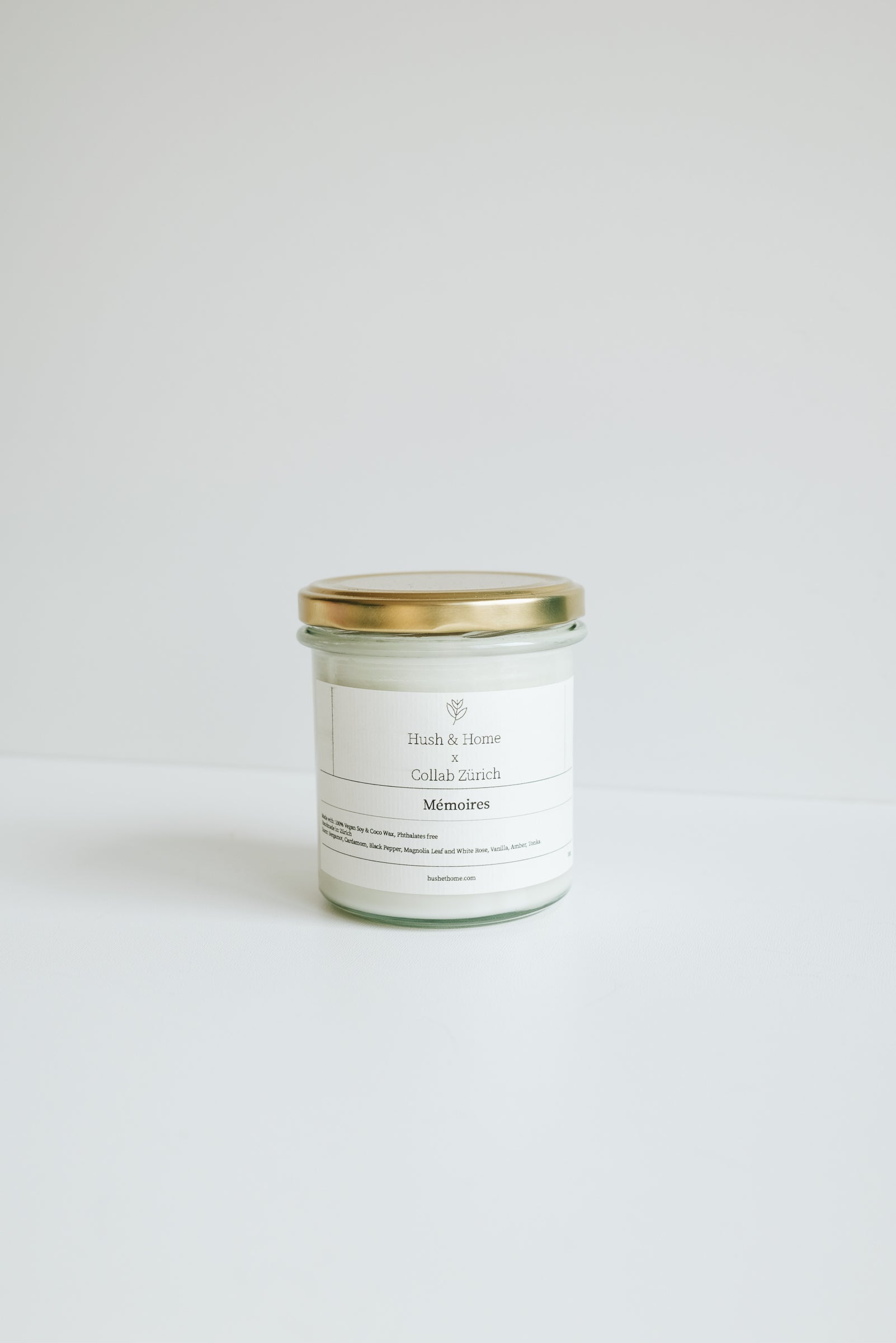 scented candle - mémoires - collab zürich