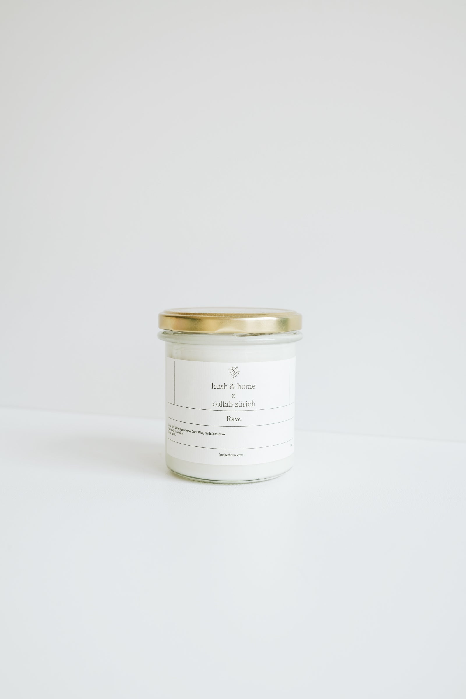 scented candle - raw - collab zürich