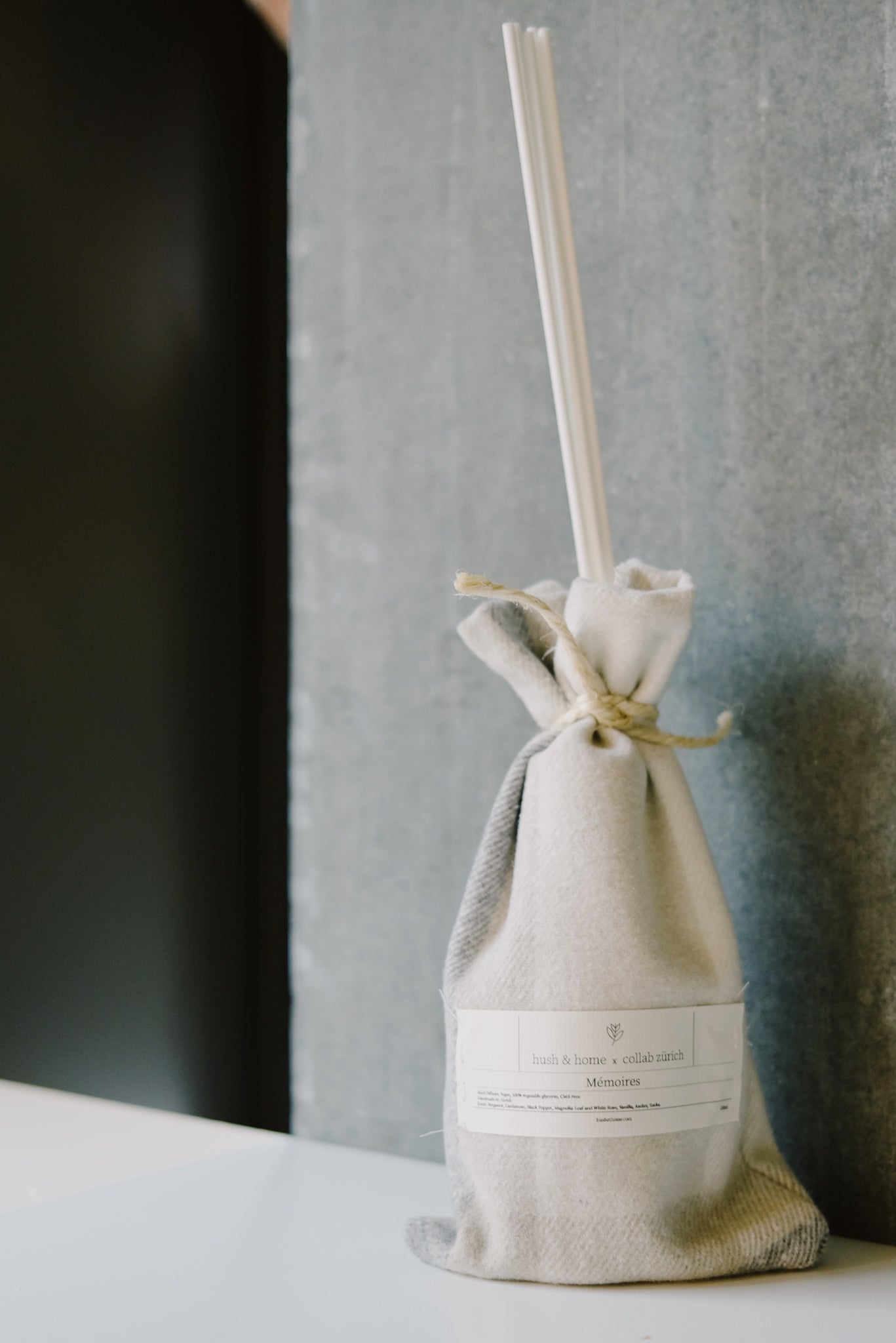 reed diffuser - mémoires - collab zürich