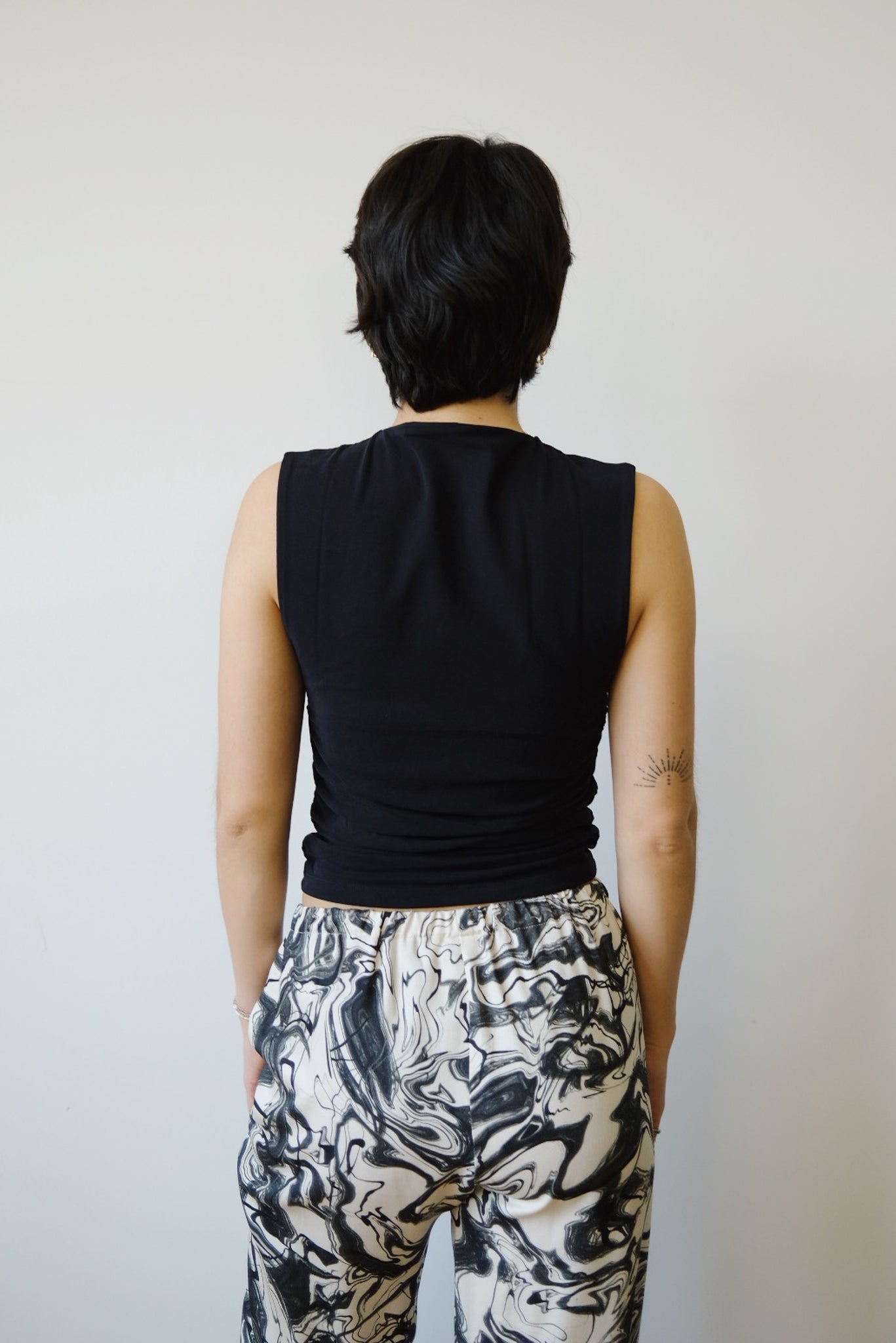 Ruffle Top - Rafo - Black - collab zürich
