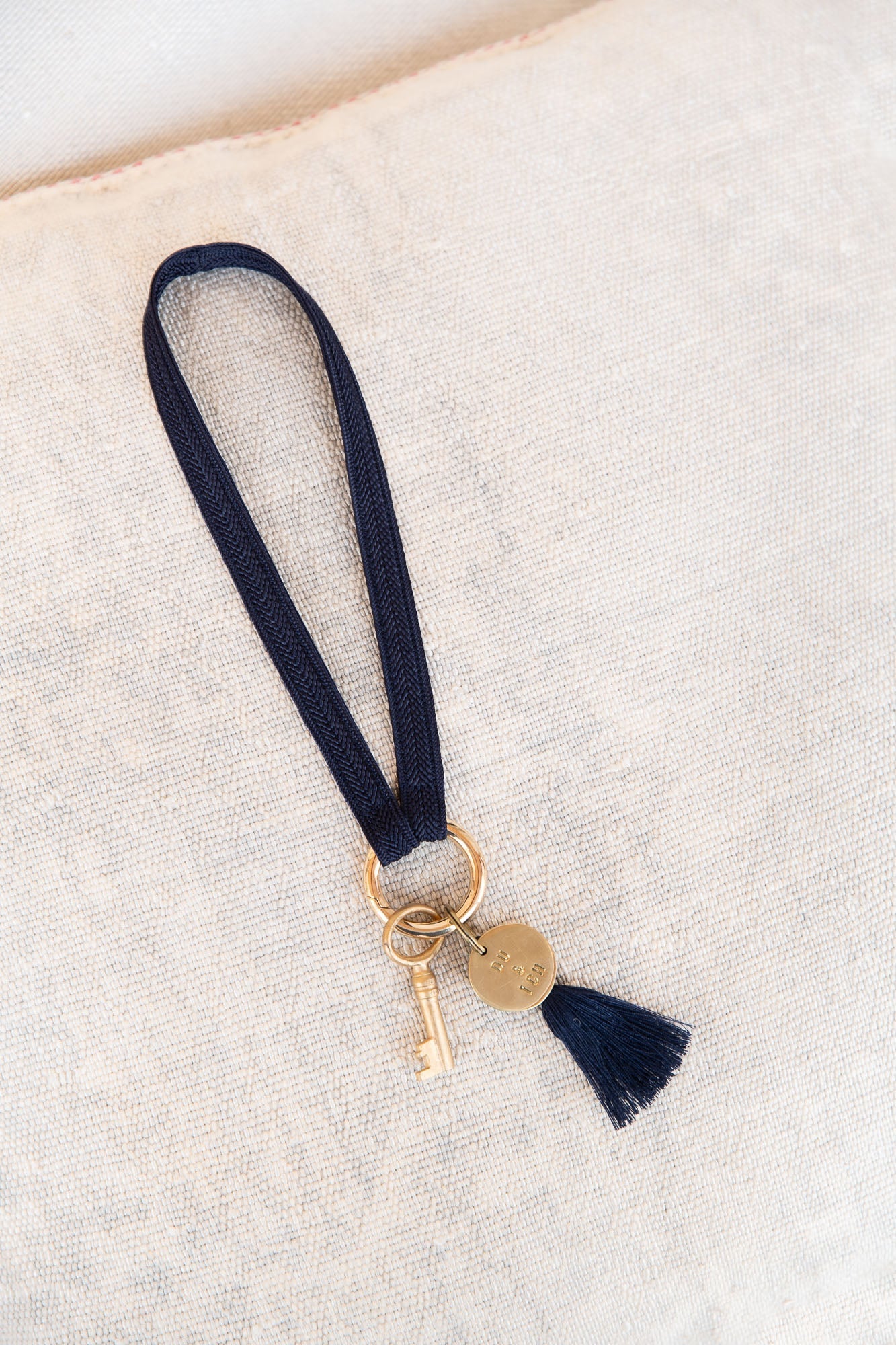 Keychain Band Mini - ZAHRA - Marine - collab zürich