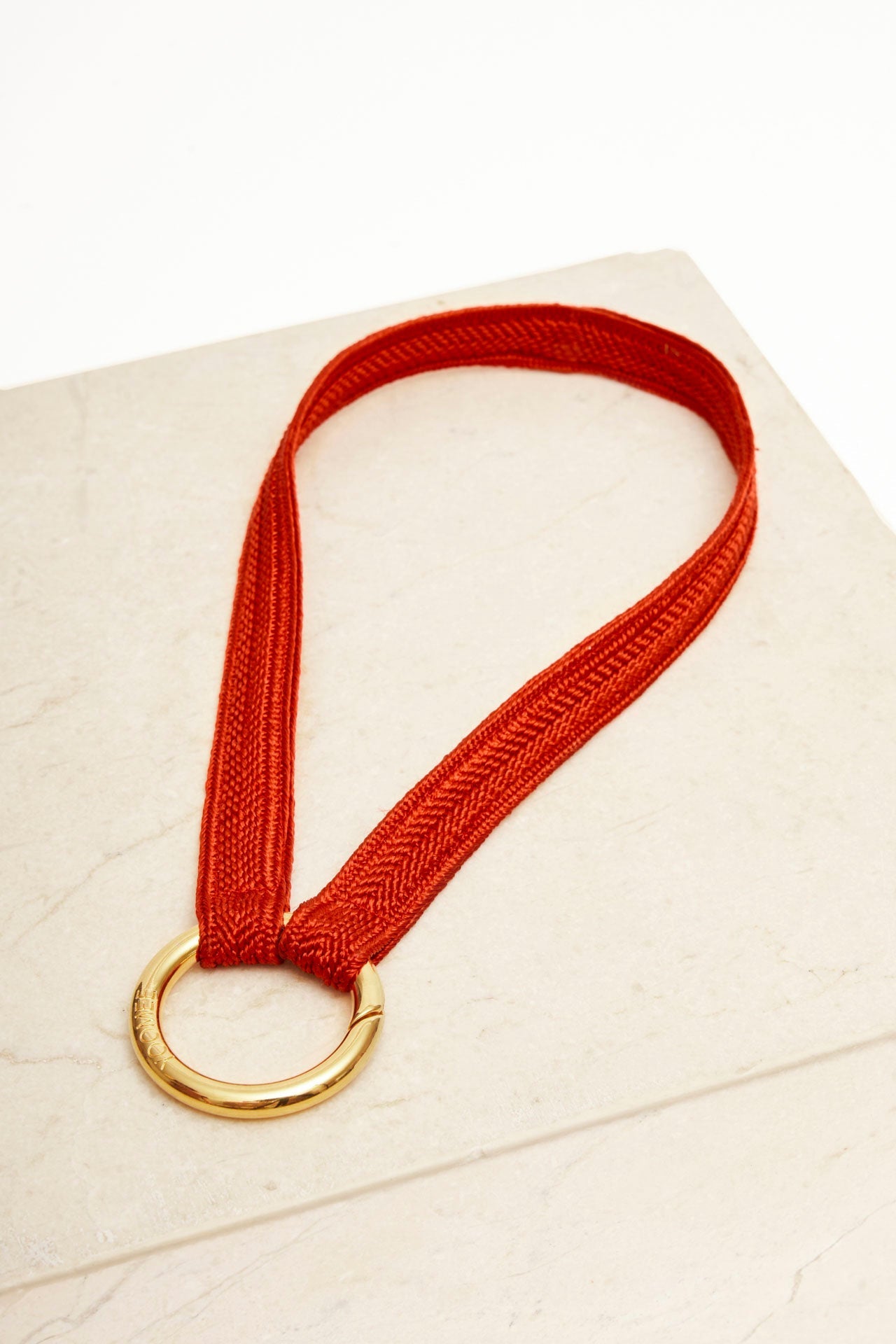 keychain band - ZAHRA mini - scarlet red - collab zürich