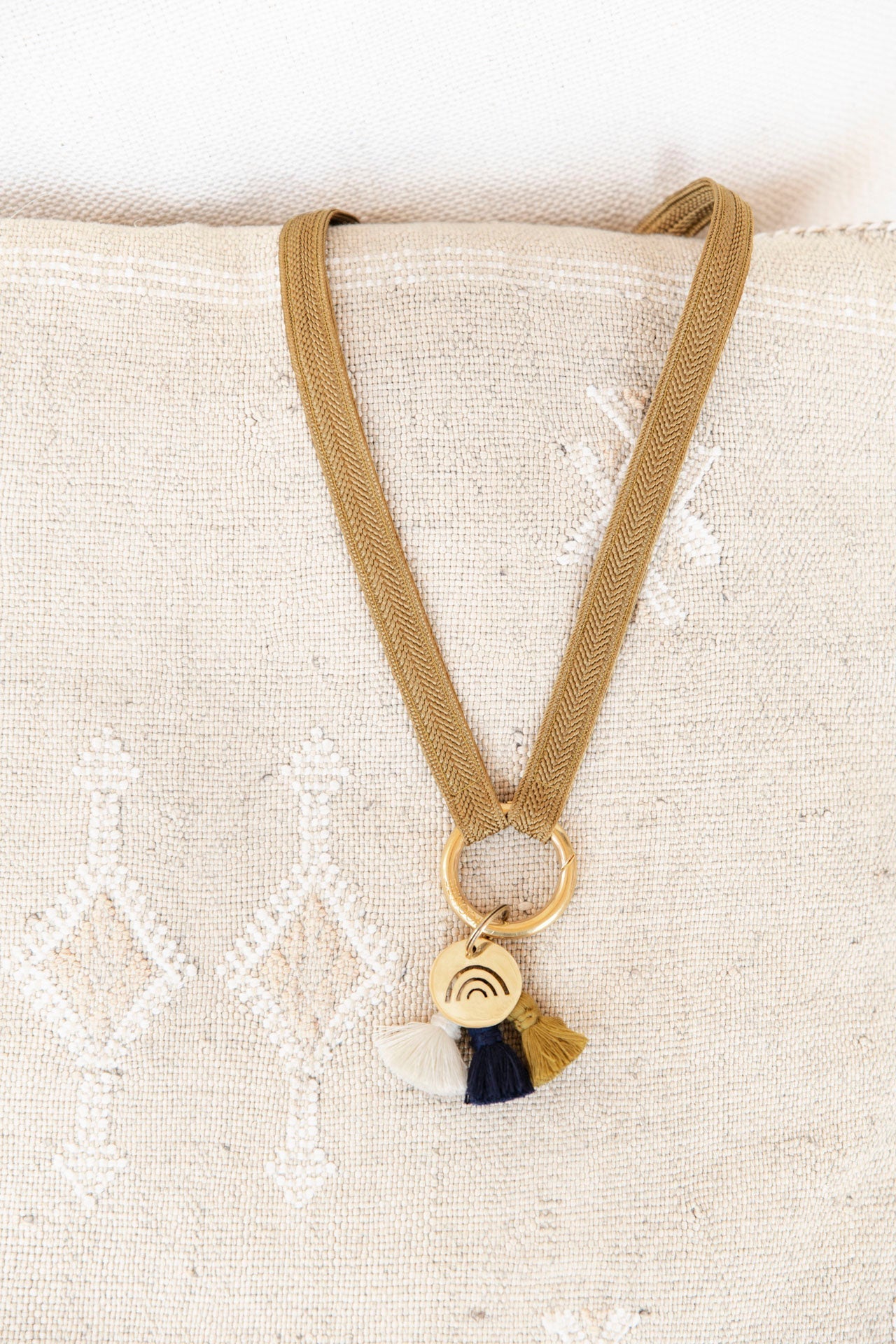 Tassel Trio - SHOUSHA - Marine, Olive, Ecru - collab zürich