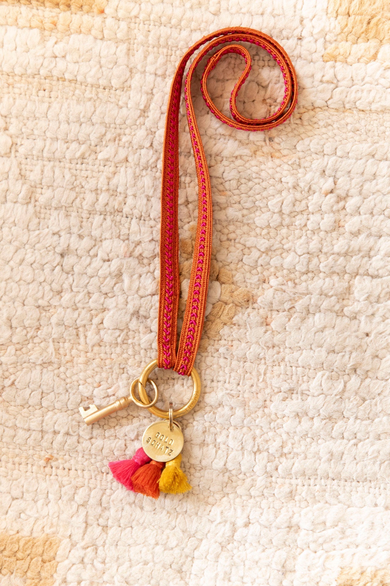 keychain band - ZAHRA - pumpkin love - collab zürich