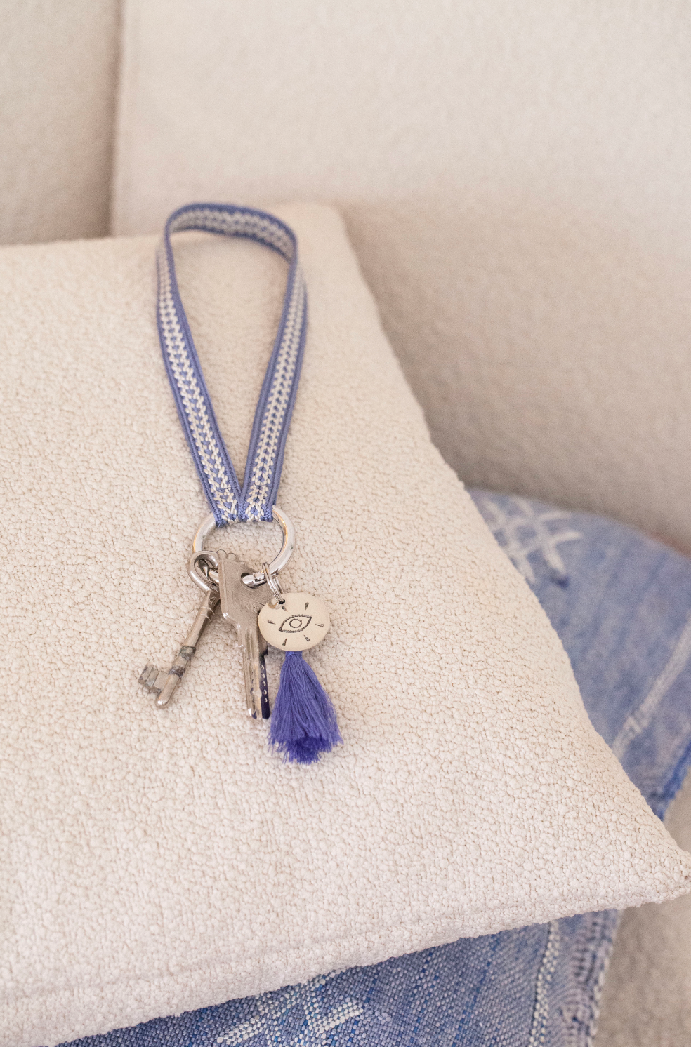 Keychain Band Mini - ZAHRA - Cloud - collab zürich