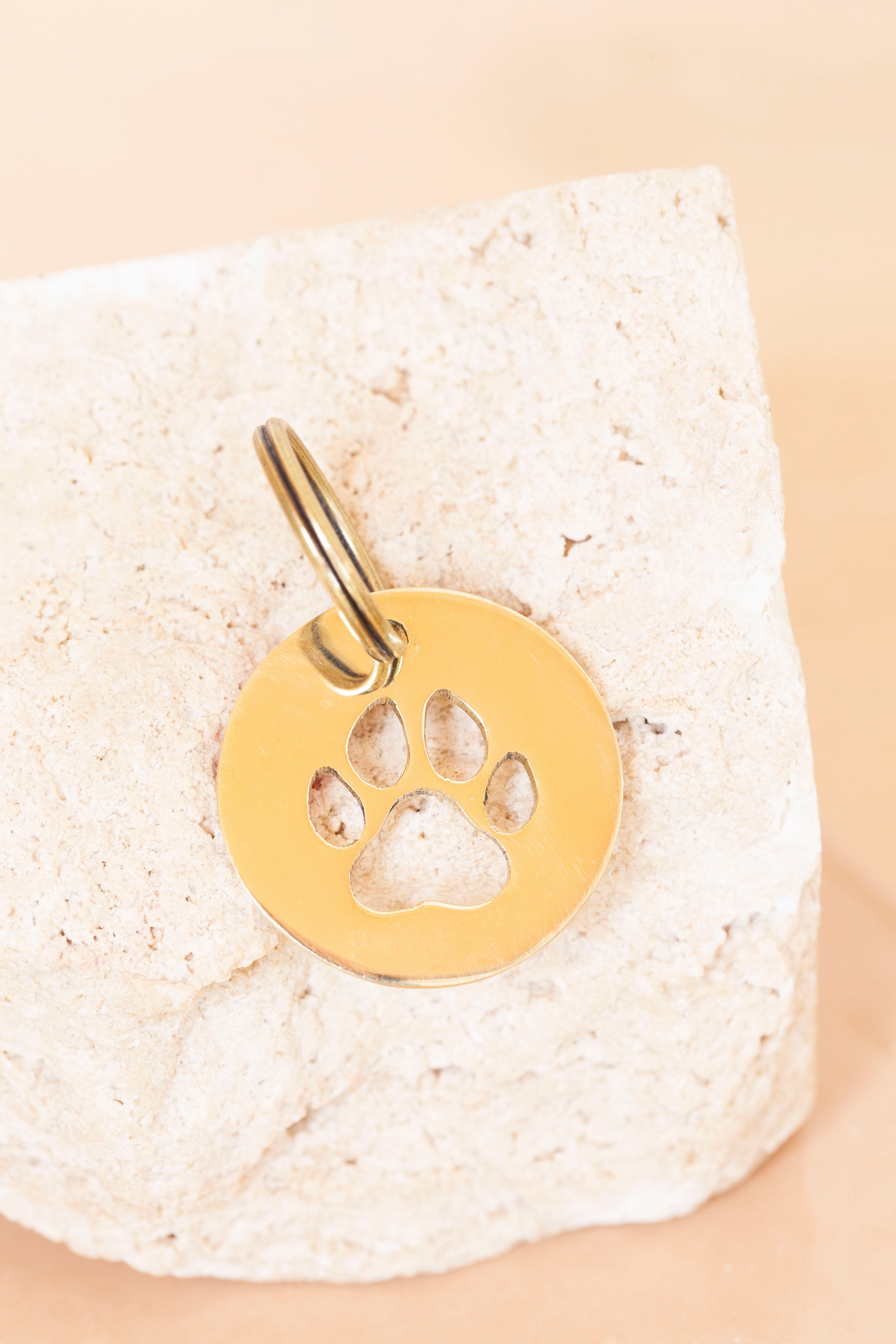 key tag - mini - paw - collab zürich