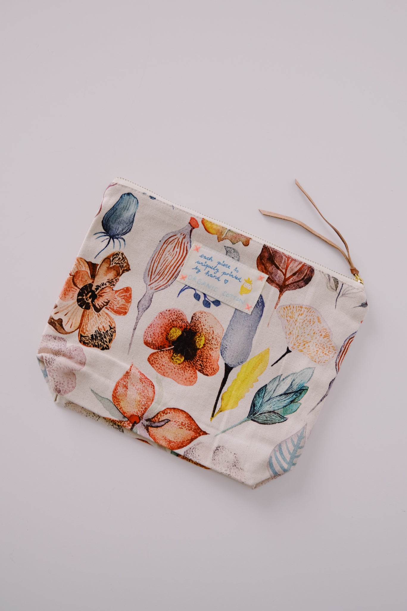 pouch - my secret garden - organic cotton - collab zürich