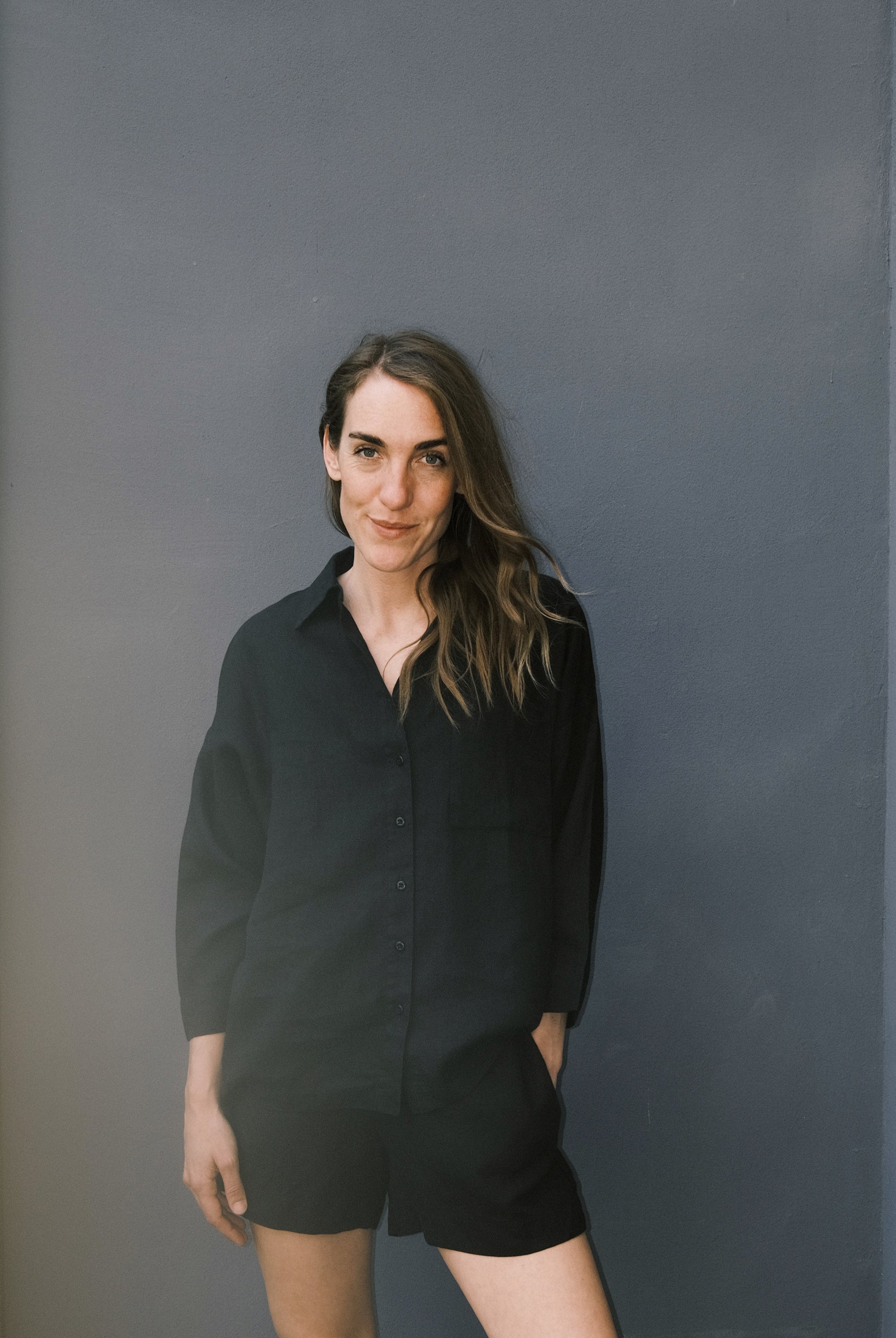 linen shirt - mons - black - collab zürich