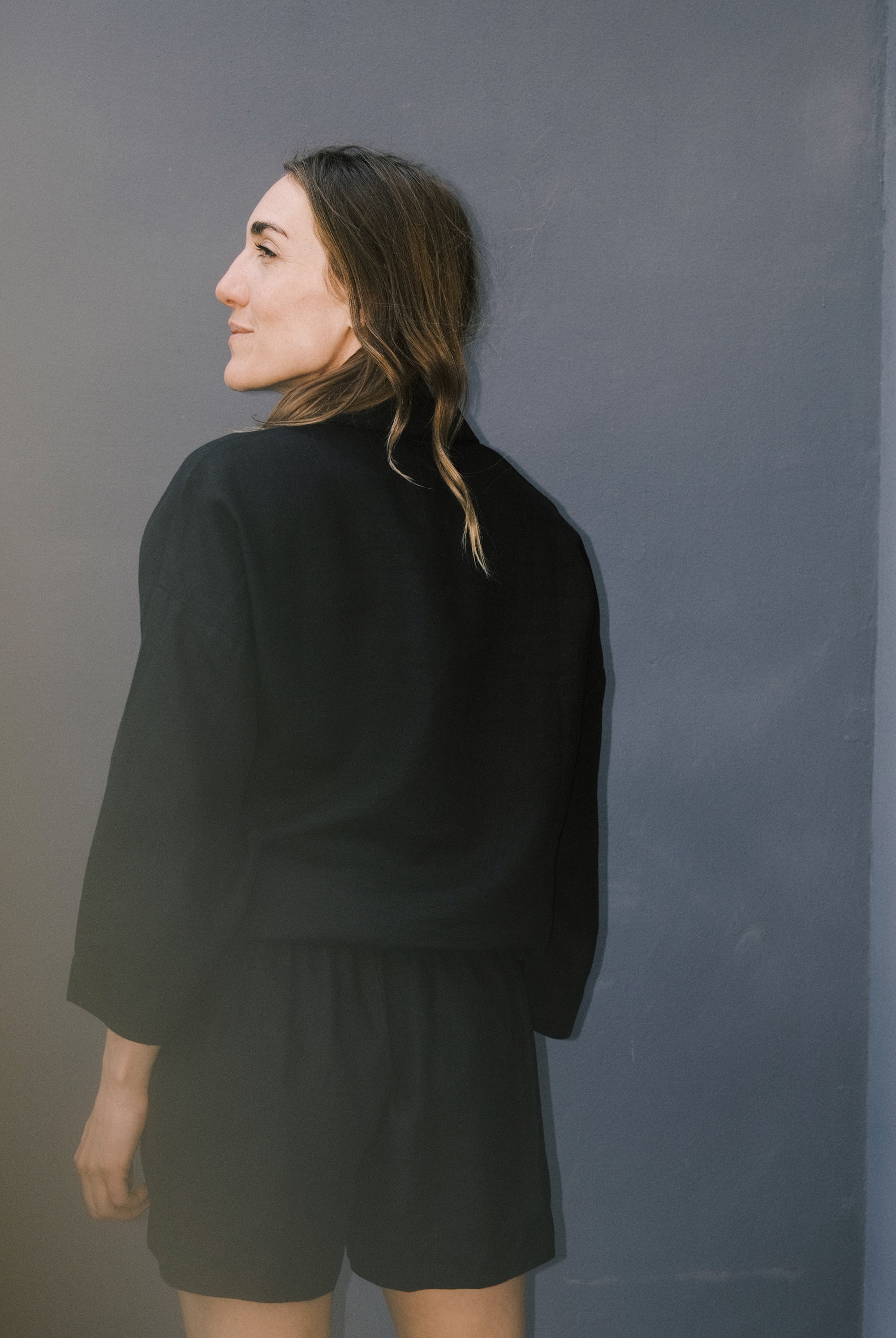 linen shirt - mons - black - collab zürich