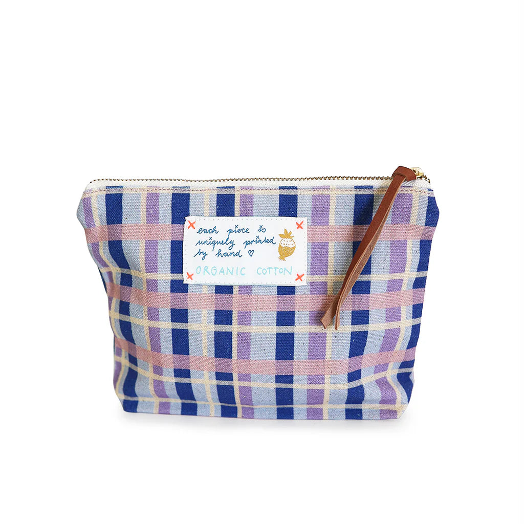 small pouch - multi check - collab zürich