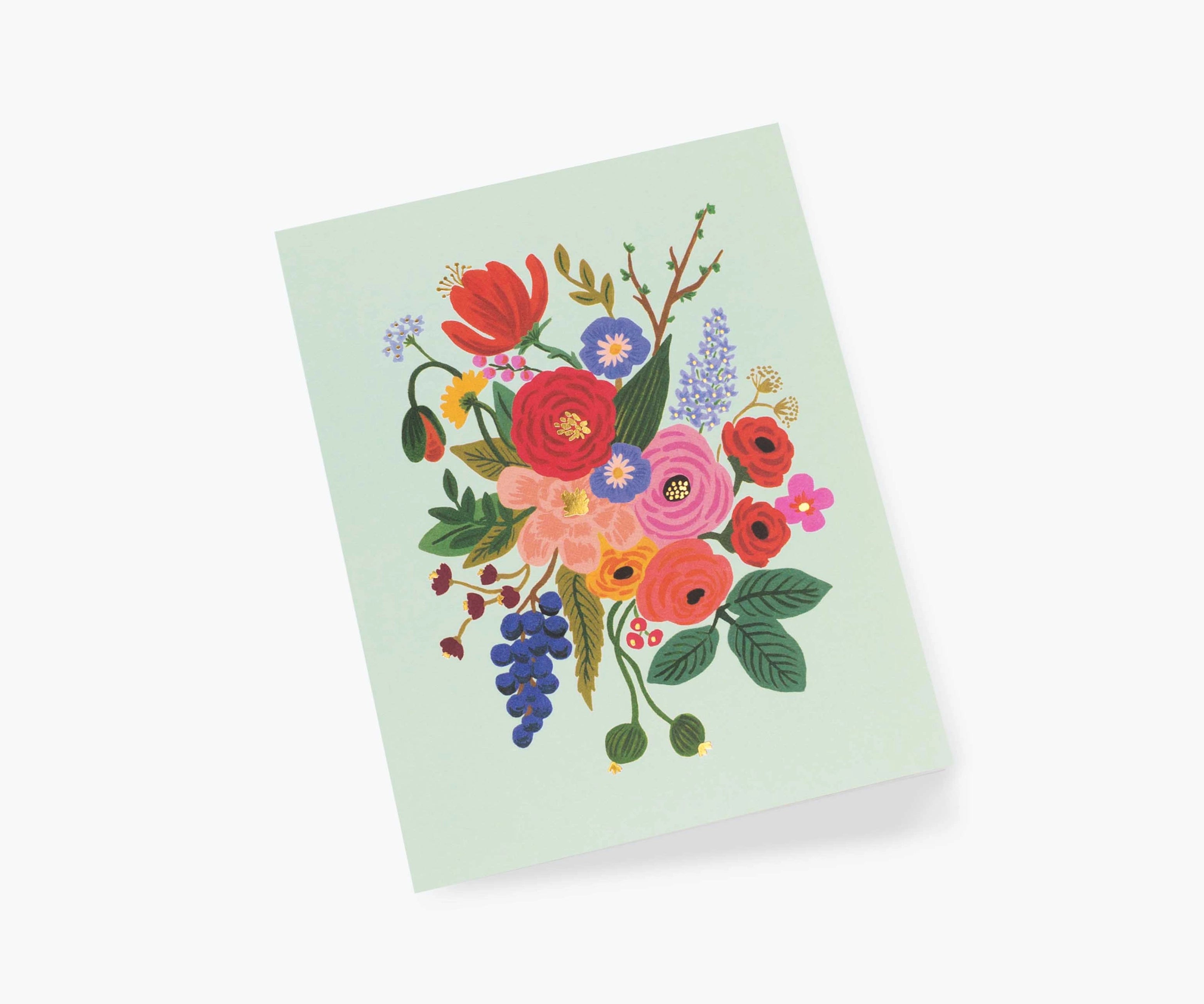 Card - Garden Party Mint - collab zürich