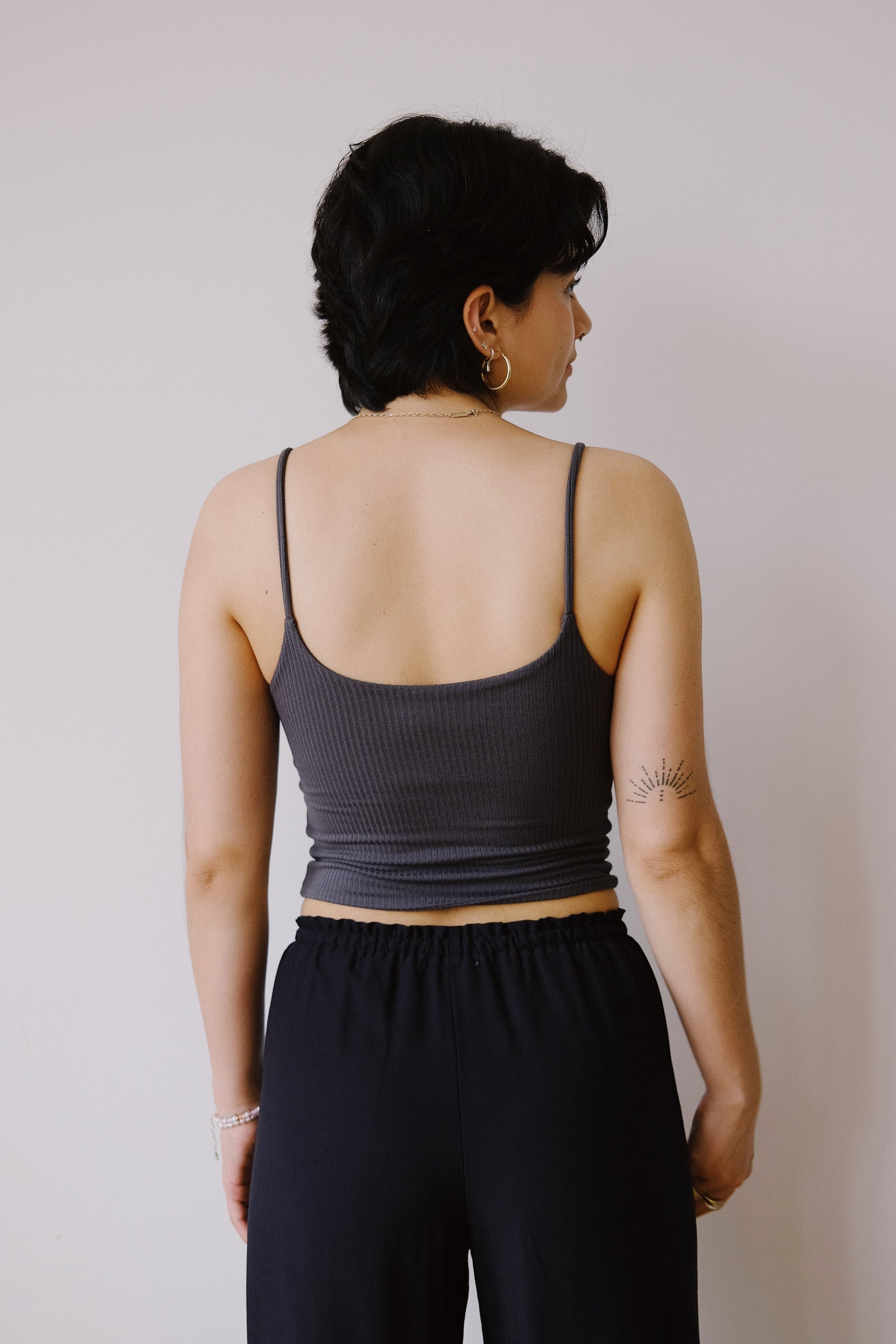 Strap Top - Ada - Anthracite - collab zürich