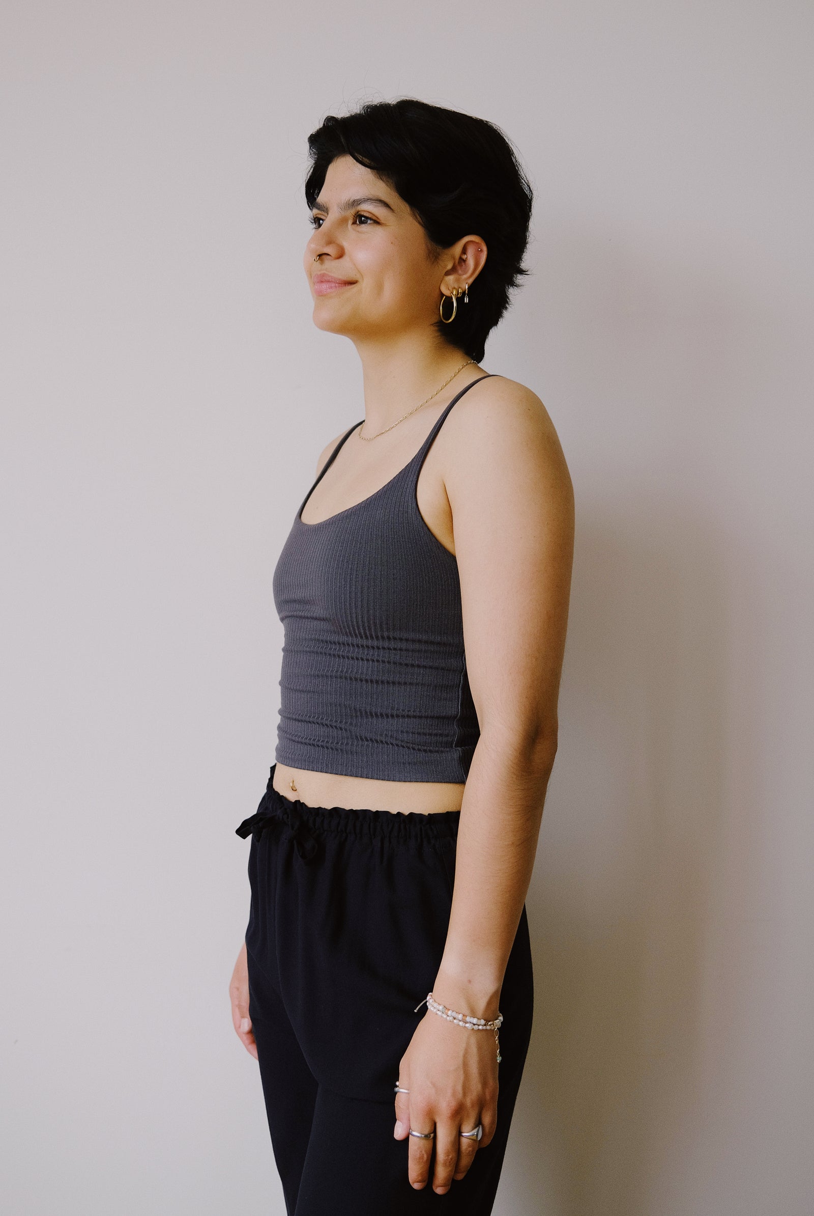 Strap Top - Ada - Anthracite - collab zürich